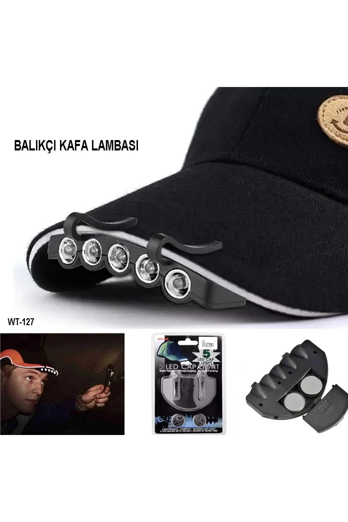 Şapkaya Takılan Lamba Wt-127