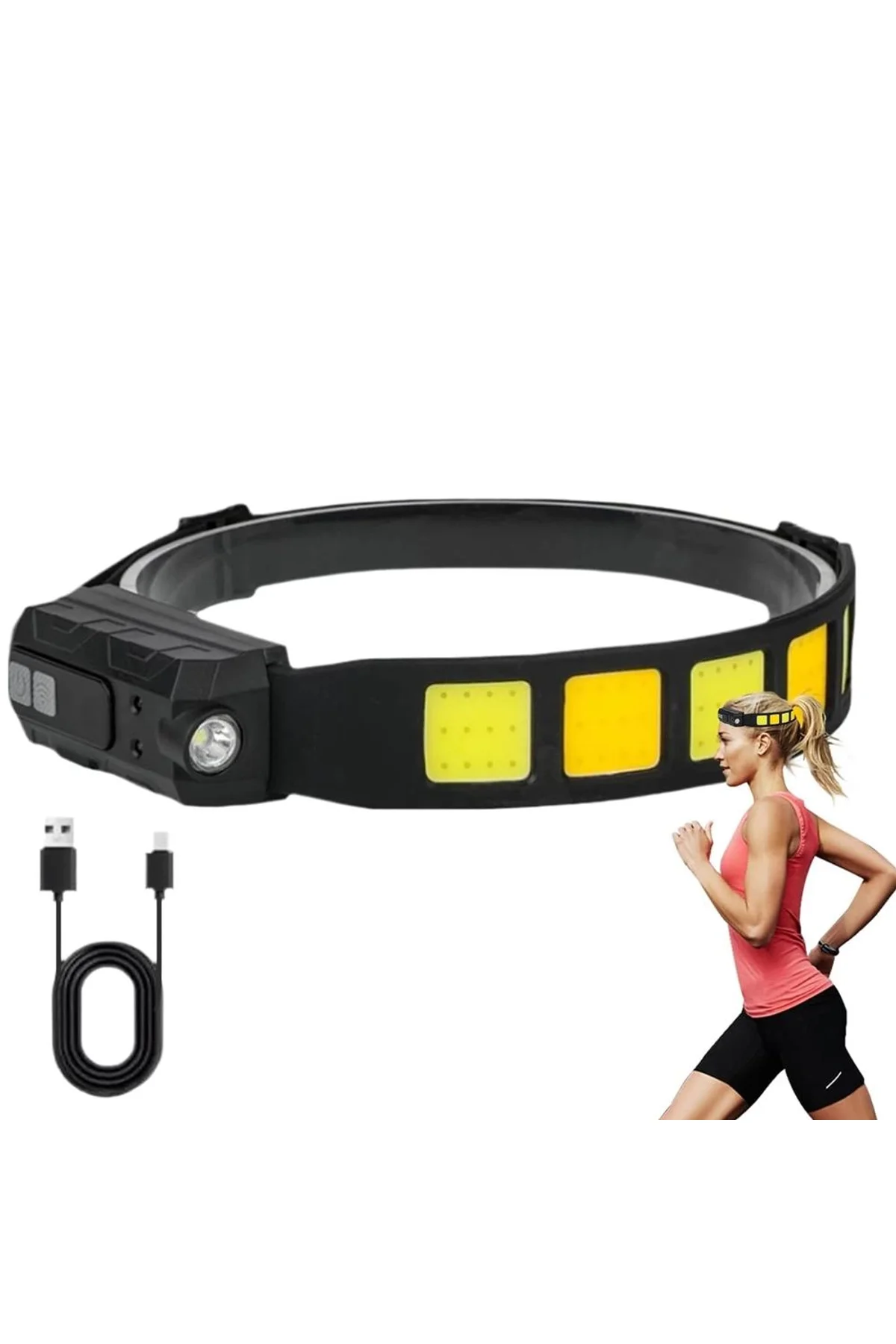 Sensörlü Cob Xpg Led Kafa Lambası Wt-066