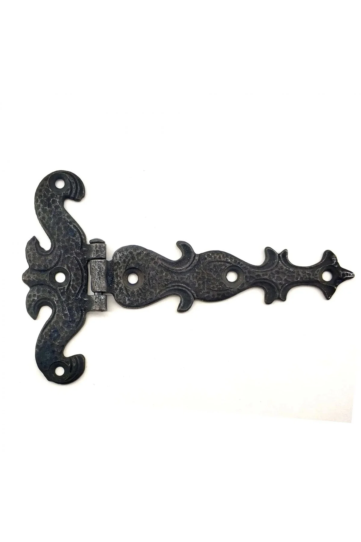 Antika Tarz Dekoratif Pirinç Kuyruklu Kelebek Menteşe - 94x147 Mm, Oksit
