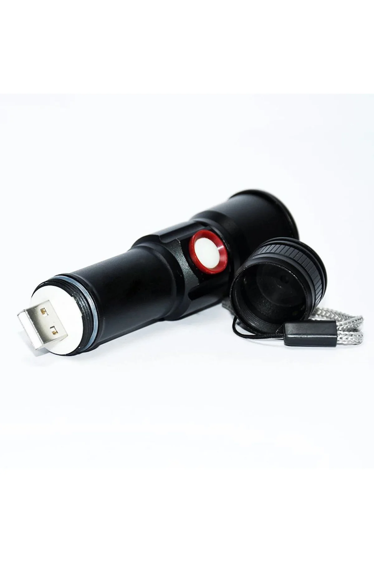 2 Led 1.000 Lümen Usb Şarjlı El Feneri Wt-611 - Just Cheap Store Görsel 5