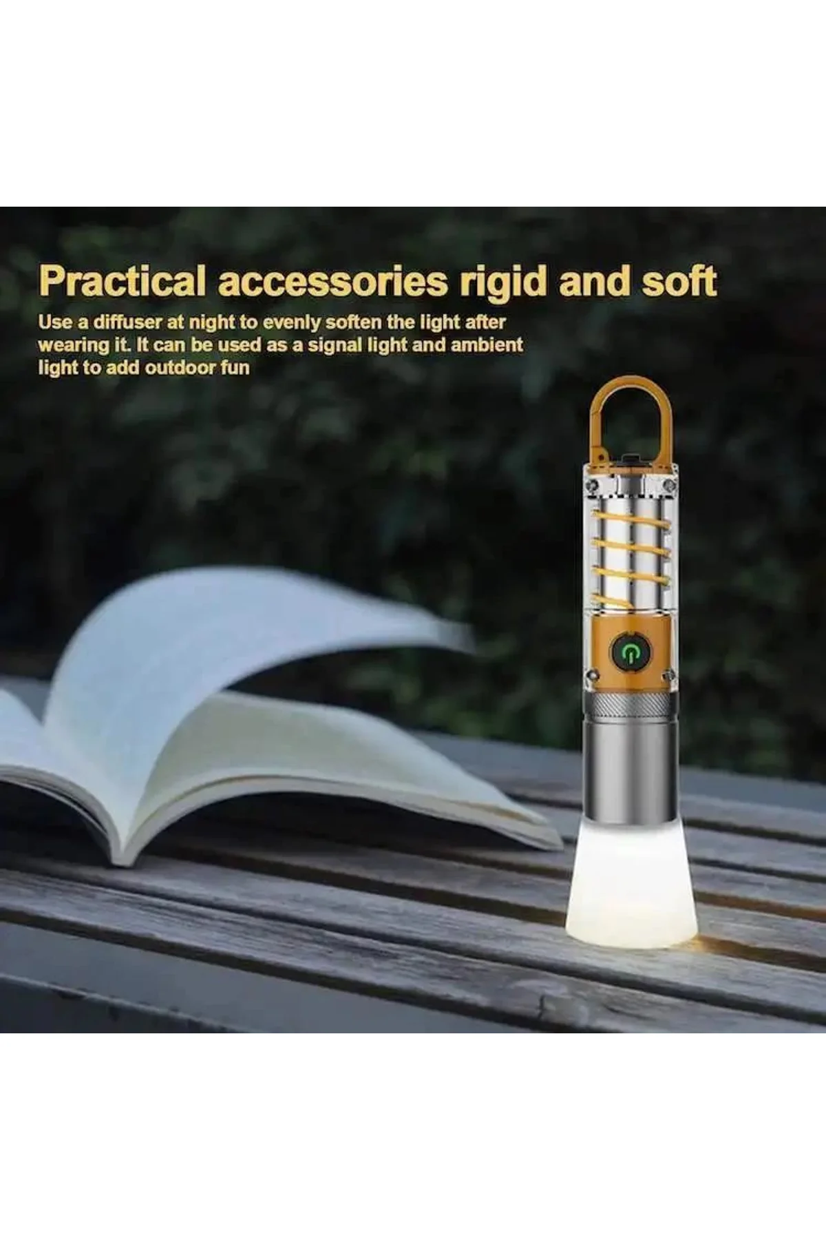 Ps-8915 10w Zoomlu Led Powerbank Özellikli Şarjlı Kamp El Feneri - Just Cheap Store Görsel 4