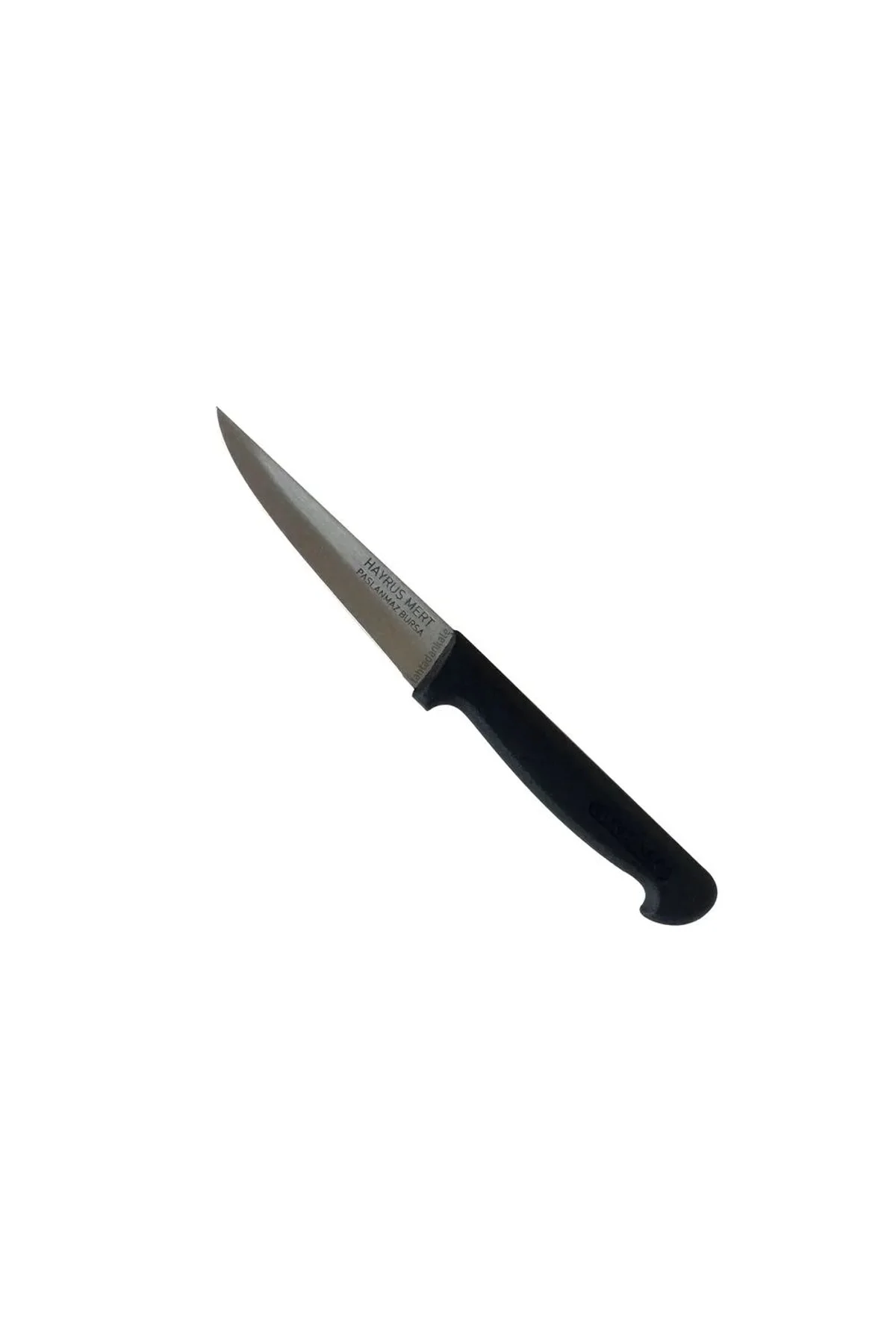 Paslanmaz Bursa Sebze Bıçağı 11 Cm, Plastik Sap