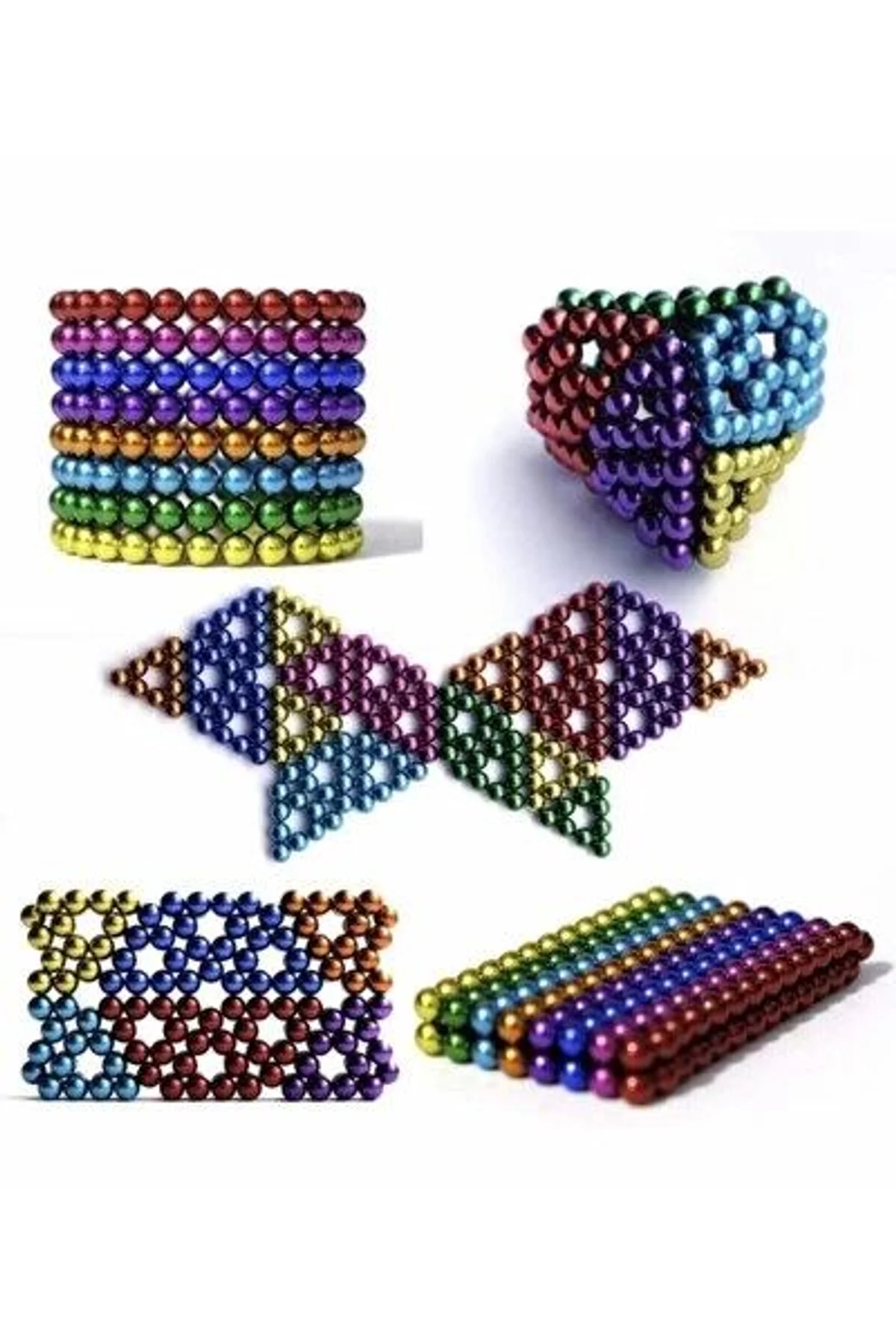 Sihirli Manyetik Toplar Dyum Mıknatıs Küp Bilye 216 Adet Cube Küp Dymium - Just Cheap Store Görsel 3