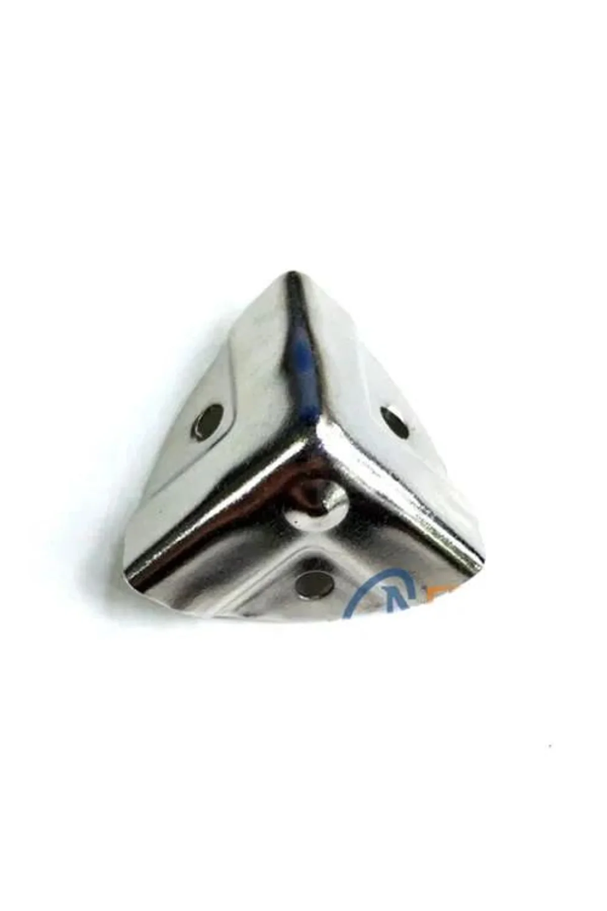 Dekoratif, Kutu, Sandık Köşesi - 35x22 Mm, Küçük, Nikel, 100 Adet