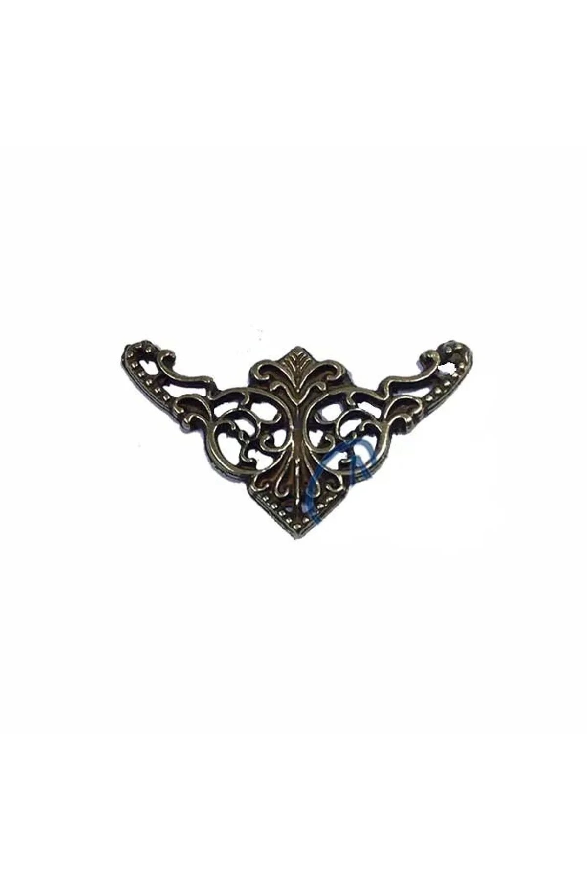 Dekoratif Köşe Süsü, Köşelik - Küçük, 19x34mm, Antik, 100 Adet