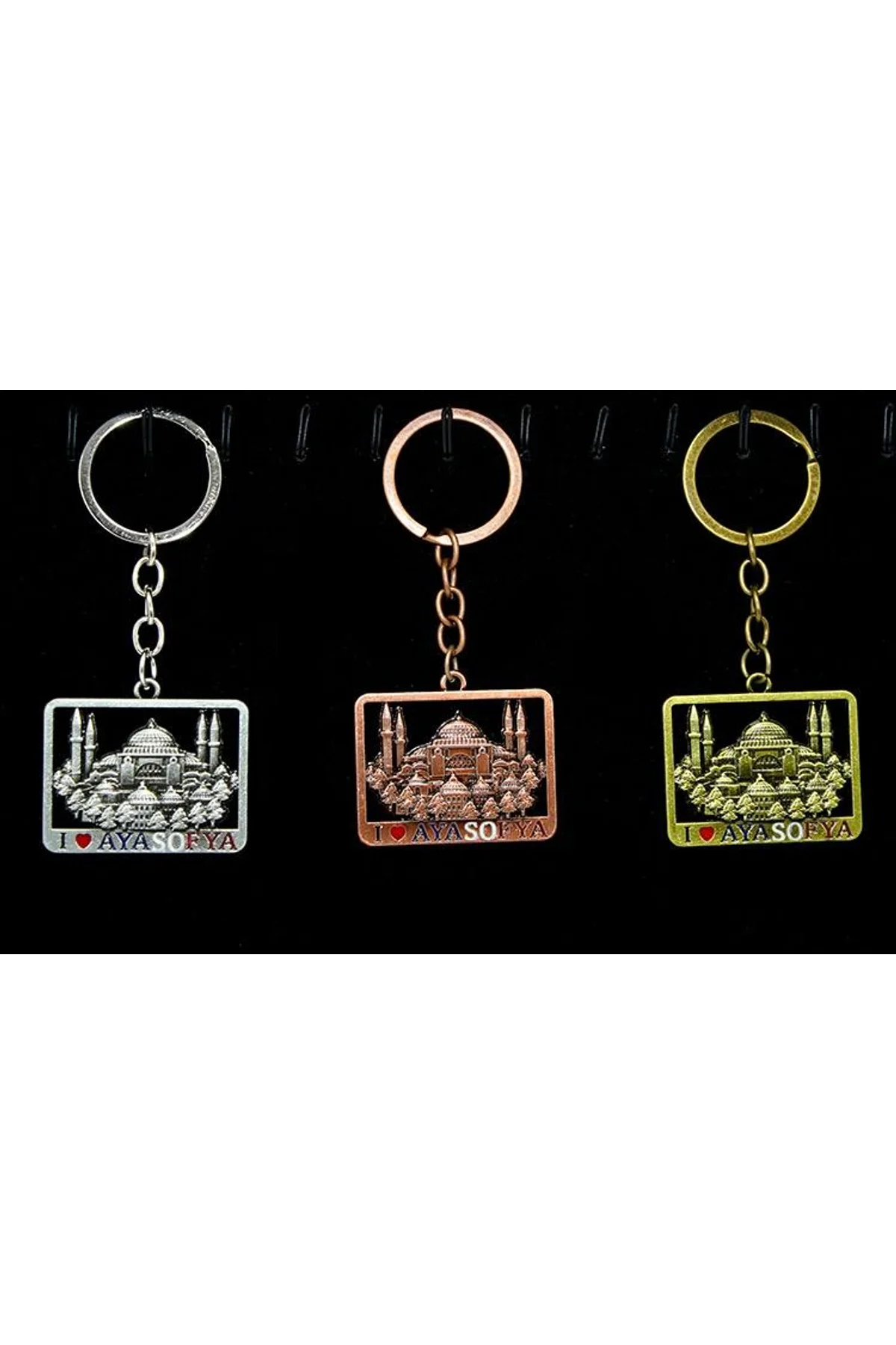 Metal Ayasofya Anahtarlık Alk2200