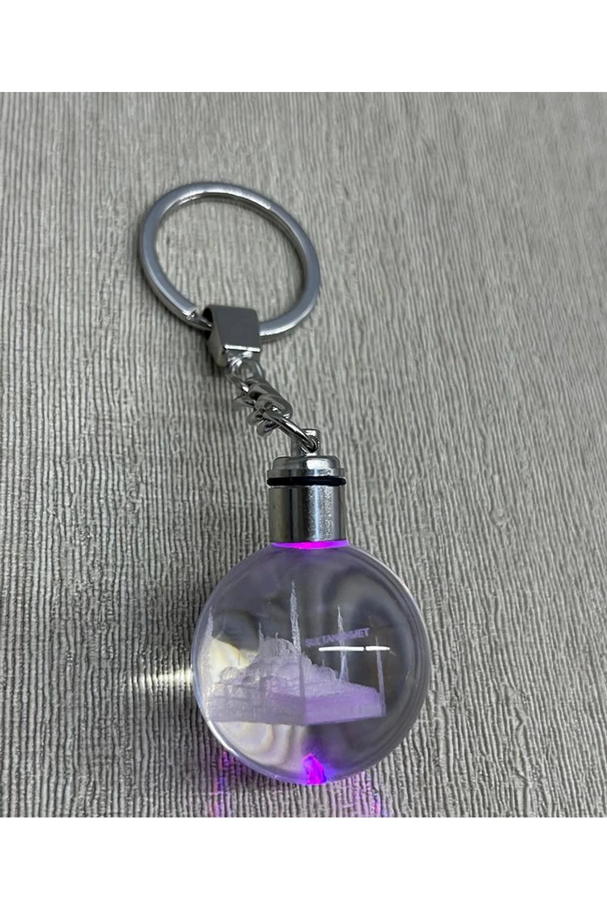 Ledli Sultanahmet Tasarımı Kristal Anahtarlık Alk3804