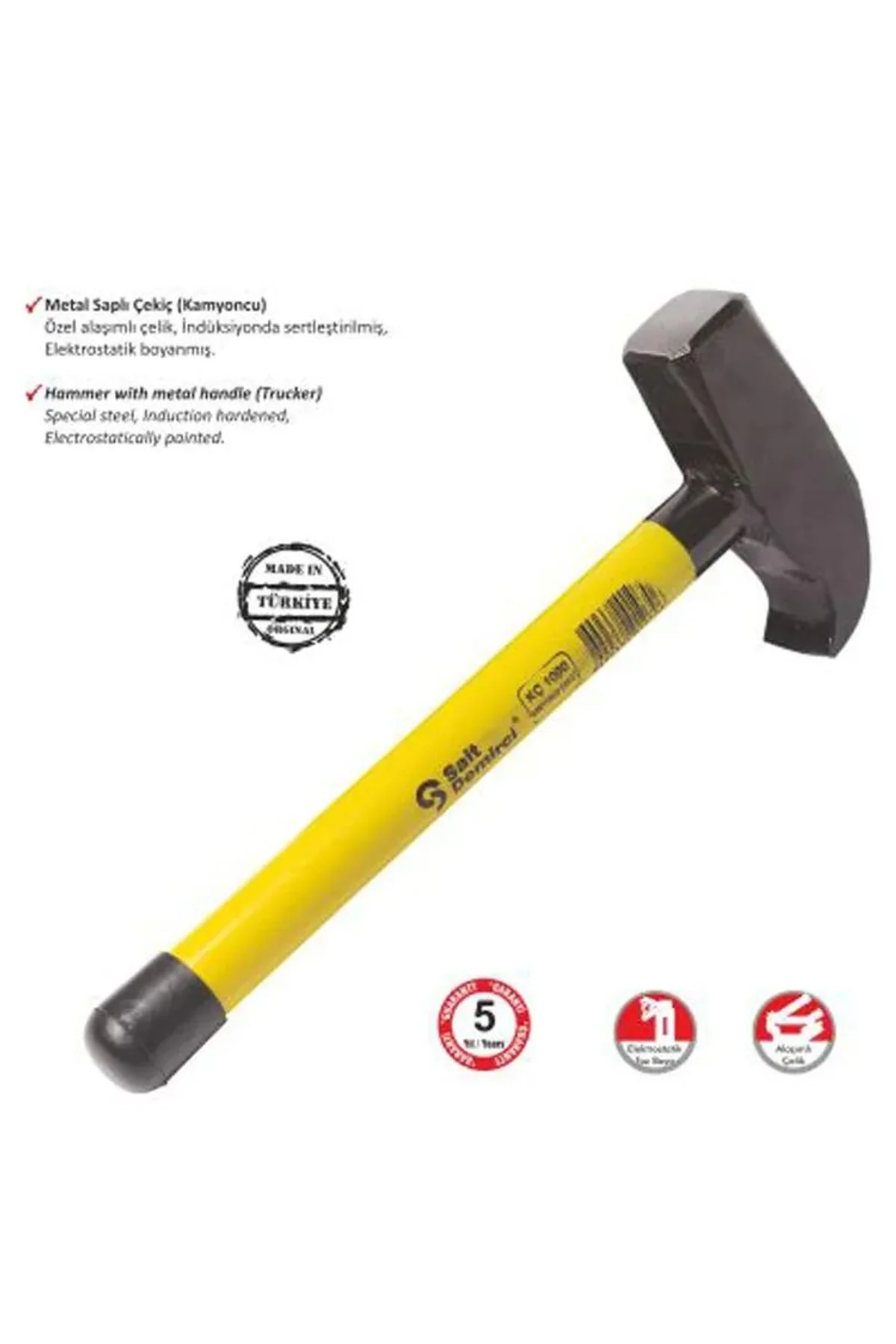 Kamyoncu Metal Saplı Çekiç 1000 Gr