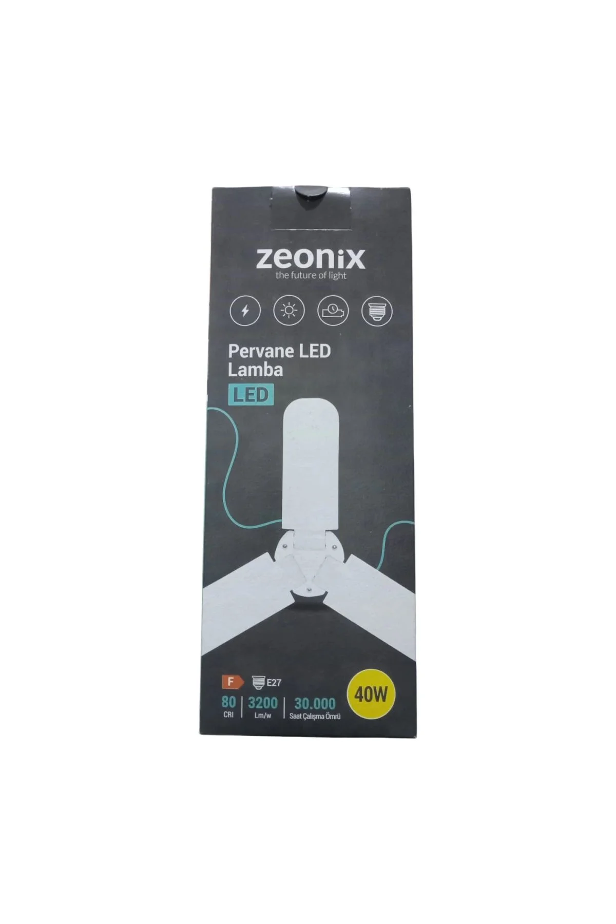 Zeonix 40w 3 Kanatlı Pervane Ampul - Just Cheap Store Görsel 2