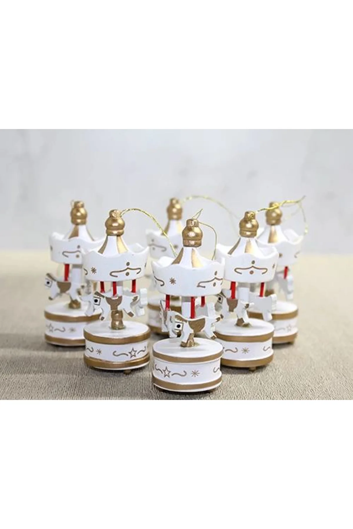 Ahşap 6'lı Dekoratif Atlı Karınca Alk4393 - Just Cheap Store Görsel 3