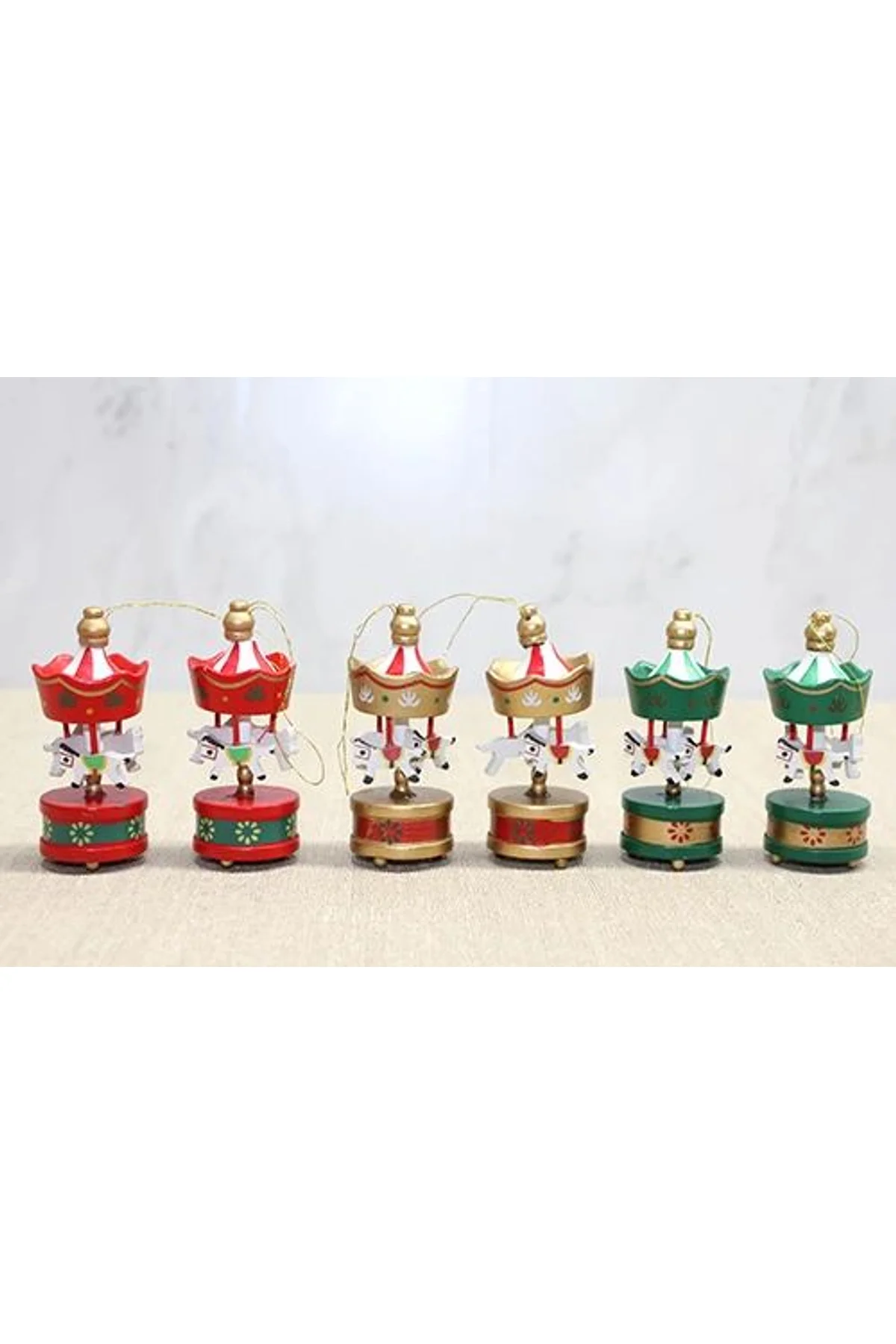 Ahşap 6'lı Dekoratif Atlı Karınca Alk4395 - Just Cheap Store Görsel 2