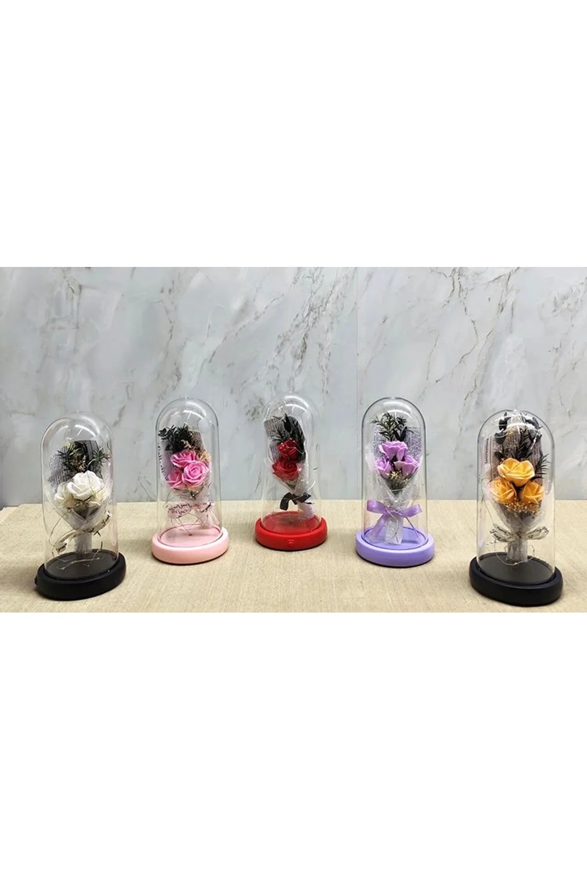 Işıklı Müzikli Romantik Gül Buketi Alk4999 - Just Cheap Store Görsel 2