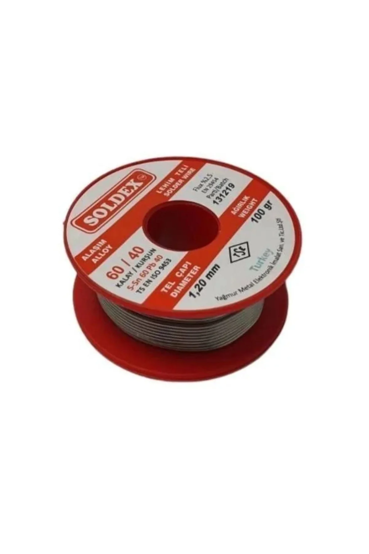 60/40 Lehim Teli 100 Gr 1.20 Mm (sn:60 / Pb:40)