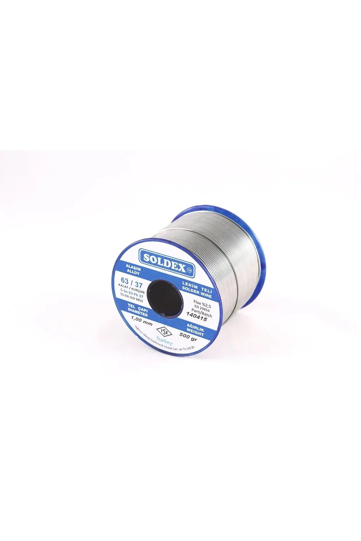 63-37 Lehim Teli 200 Gr 1,2 Mm, Sn:63 - Pb:37
