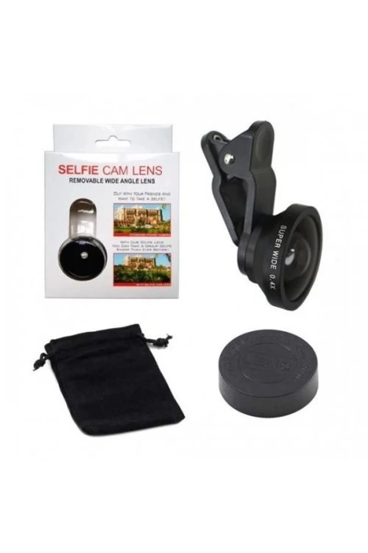 Süper Geniş Açı Özçekim Kamera Lens Iphone 5/5 S/6/6 Artı Samsung Galaxy Not 3, 5 - Just Cheap Store Görsel 4