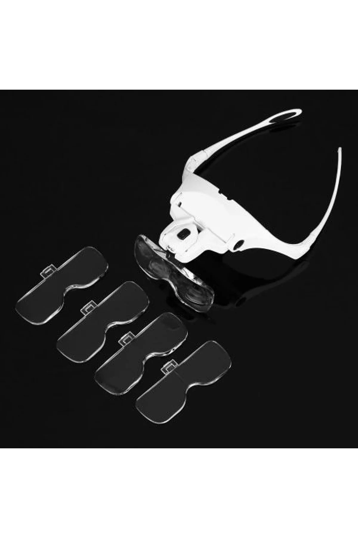 5 Lens 1.0x3.5x, 2led Işıklı Ile Ayarlanabilir Gözlük Büyüteç9892b2 - Just Cheap Store Görsel 5