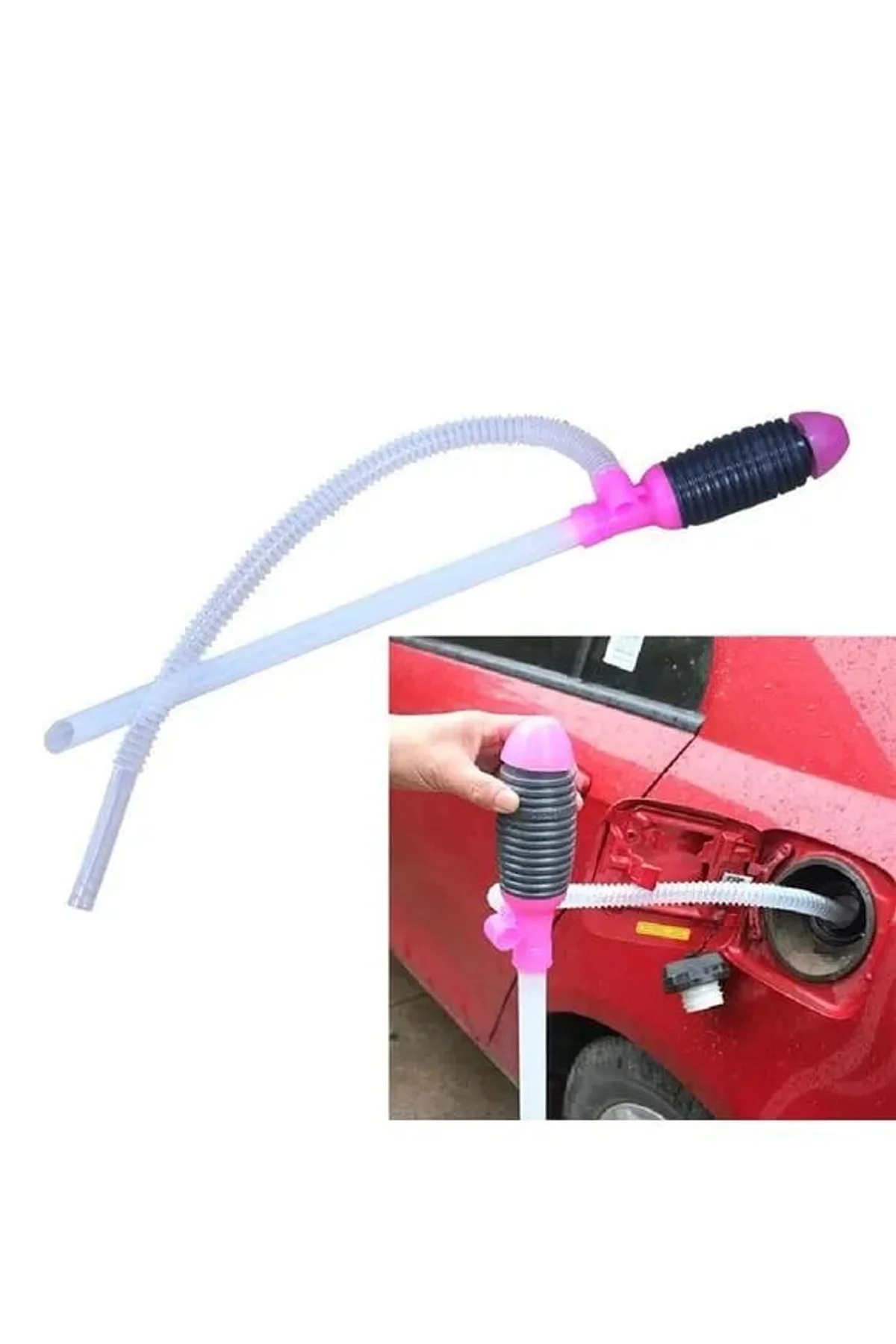 Benzin, Mazot, Yağ, Su Ve Sıvı Aktarma Pompası 65 Cm - Just Cheap Store Görsel 2
