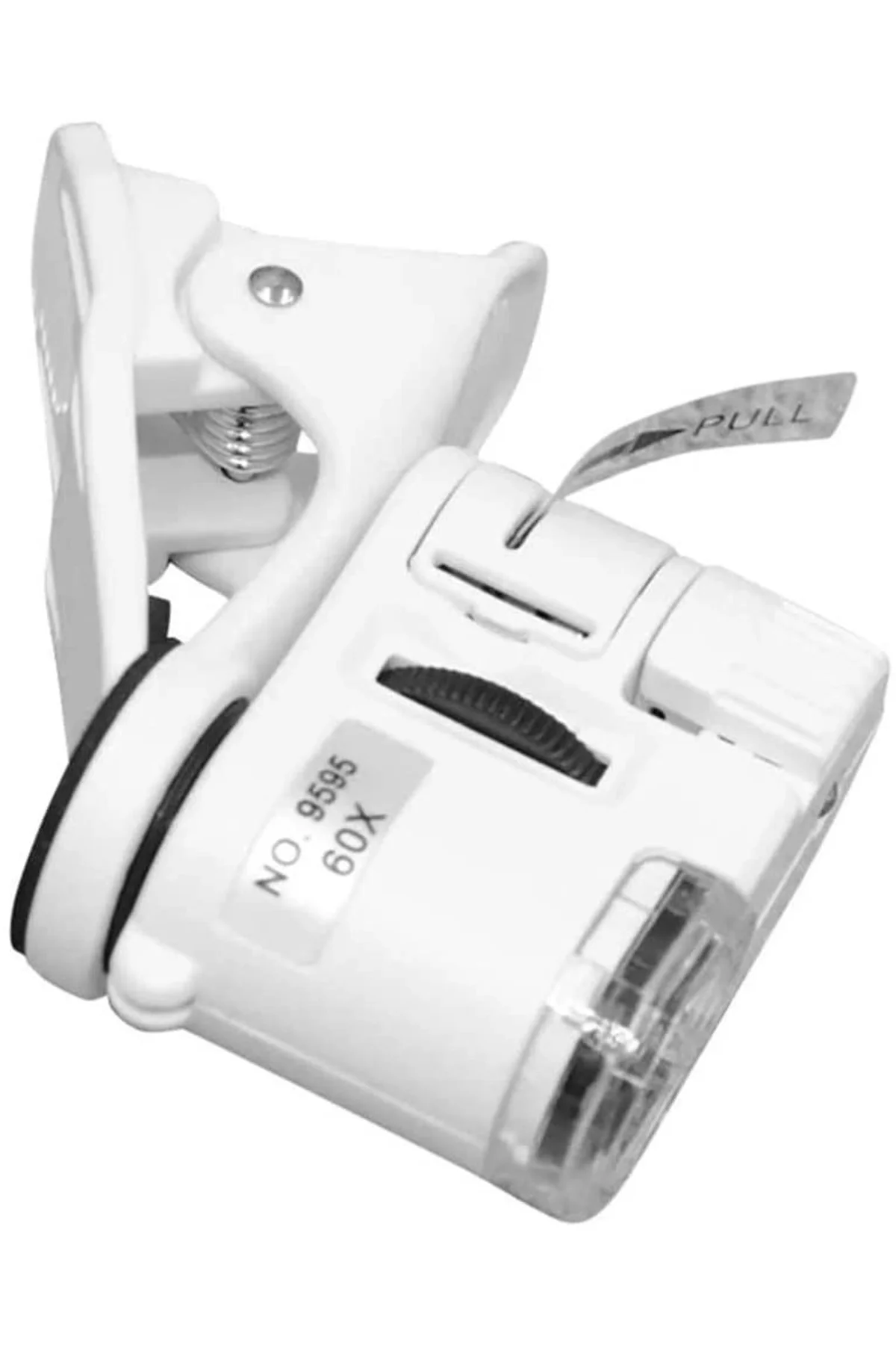 60x Mini Cep Telefonu Için Mandallı Mikroskop Uv Ledli Büyüteç Model Al2431 - Just Cheap Store Görsel 2