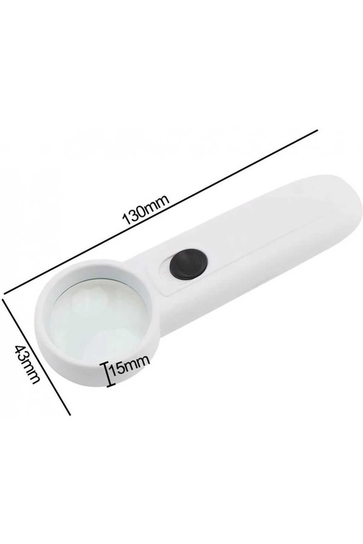 15x Çok Fonksiyonlu 2 Led Işıklı Taşınabilir El Büyüteç - Just Cheap Store Görsel 3