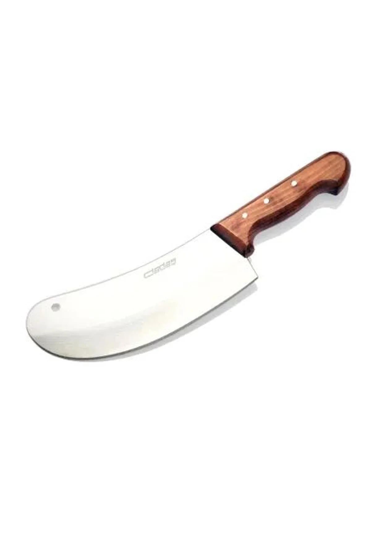 Bursa Paslanmaz Mutfak Soğan Satırı, Börek Bıçağı No:2, 18 Cm - Ahşap Sap