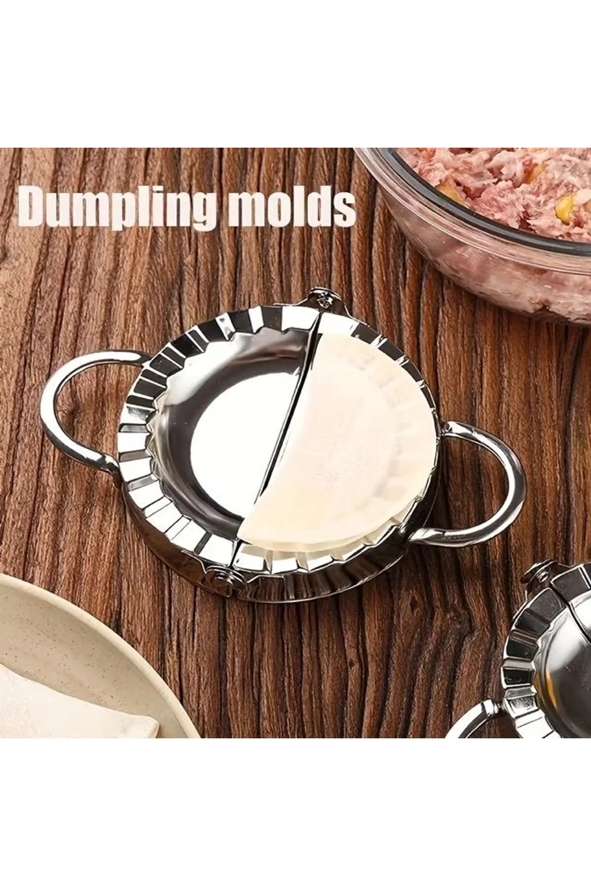 Pratik Hamur Kapatma Aparatı – Çiğ Börek, Mantı Ve Poğaça Kalıbı (7.5 Cm) - Just Cheap Store Görsel 3