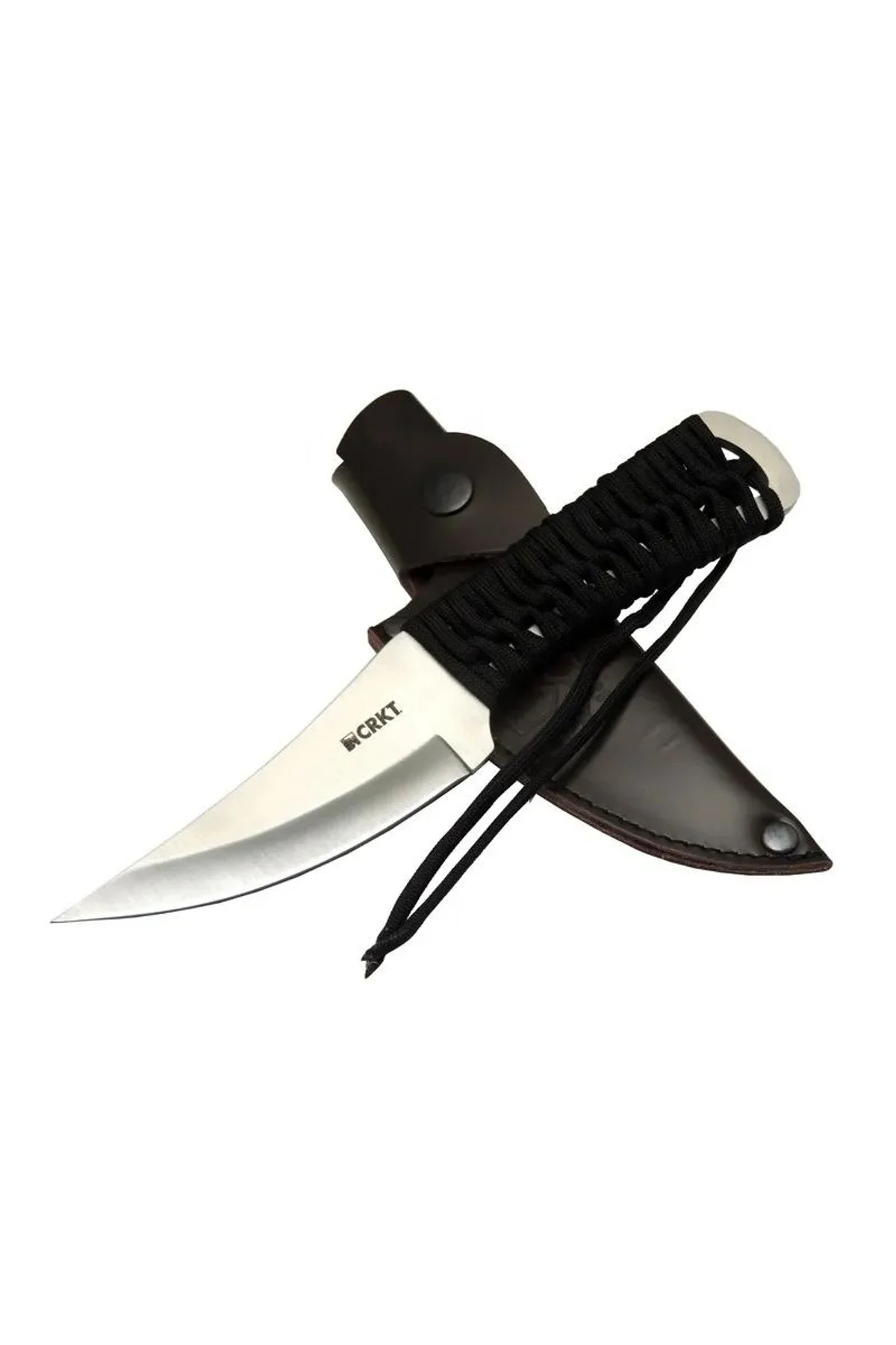 Crkt Scrub Fixed 2712 Wy Kamp / Outdoor Bıçak 22,5cm - İpli Sap, Deri Kılıflı