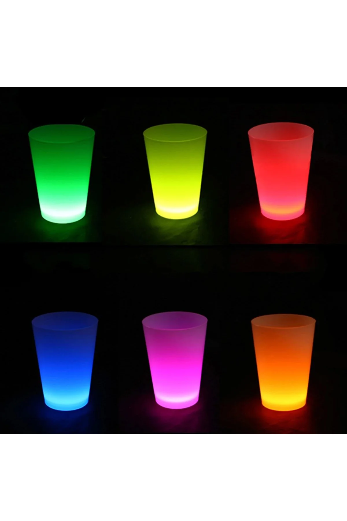 Neon Parti Glow Bardak 1.5 Oz Karışık Renk 1 Adet Tekli - Just Cheap Store Görsel 3