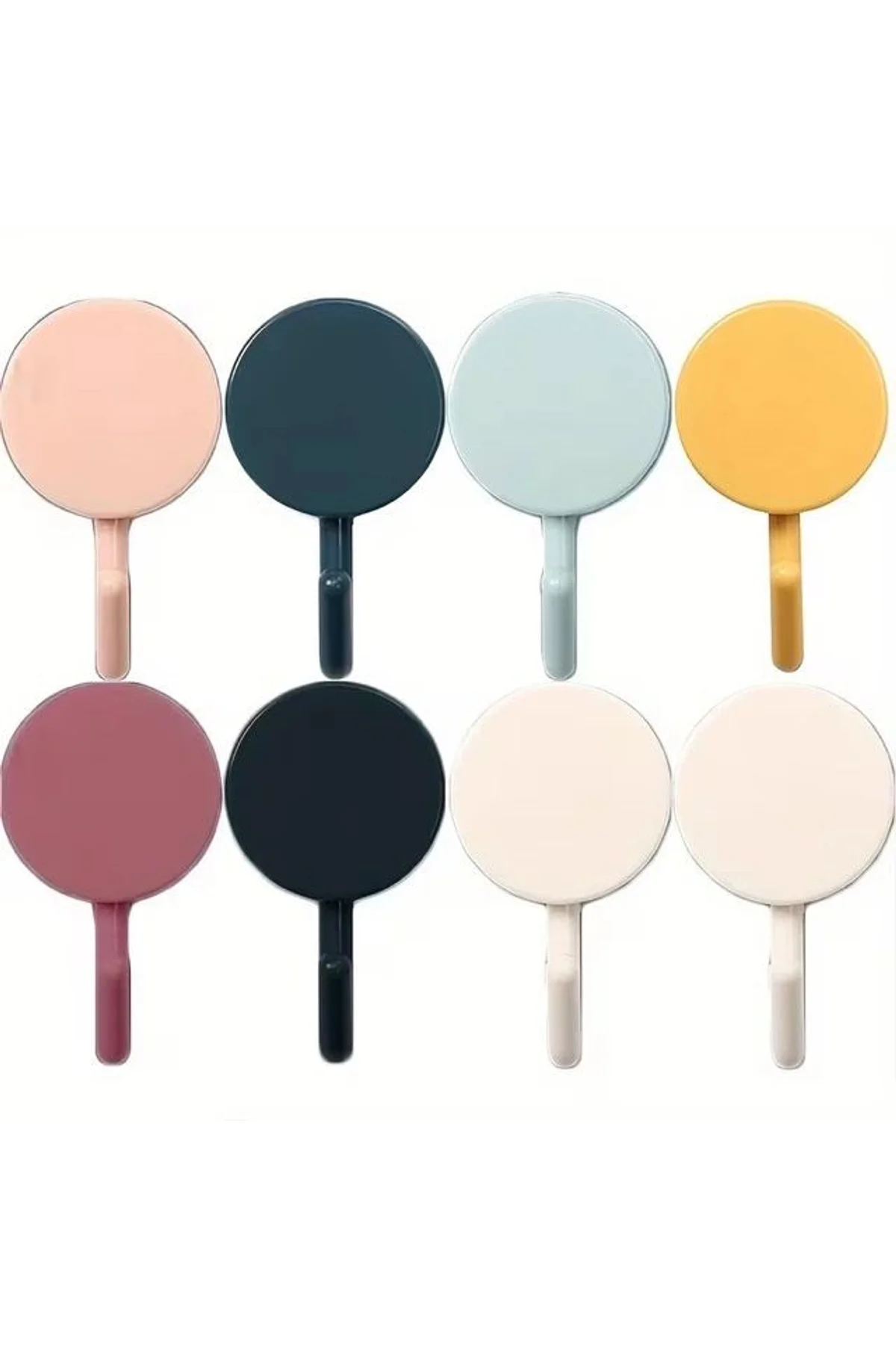 Kendinden Yapışkanlı Renkli Duvar Askısı (10lu Set) - Just Cheap Store Görsel 2