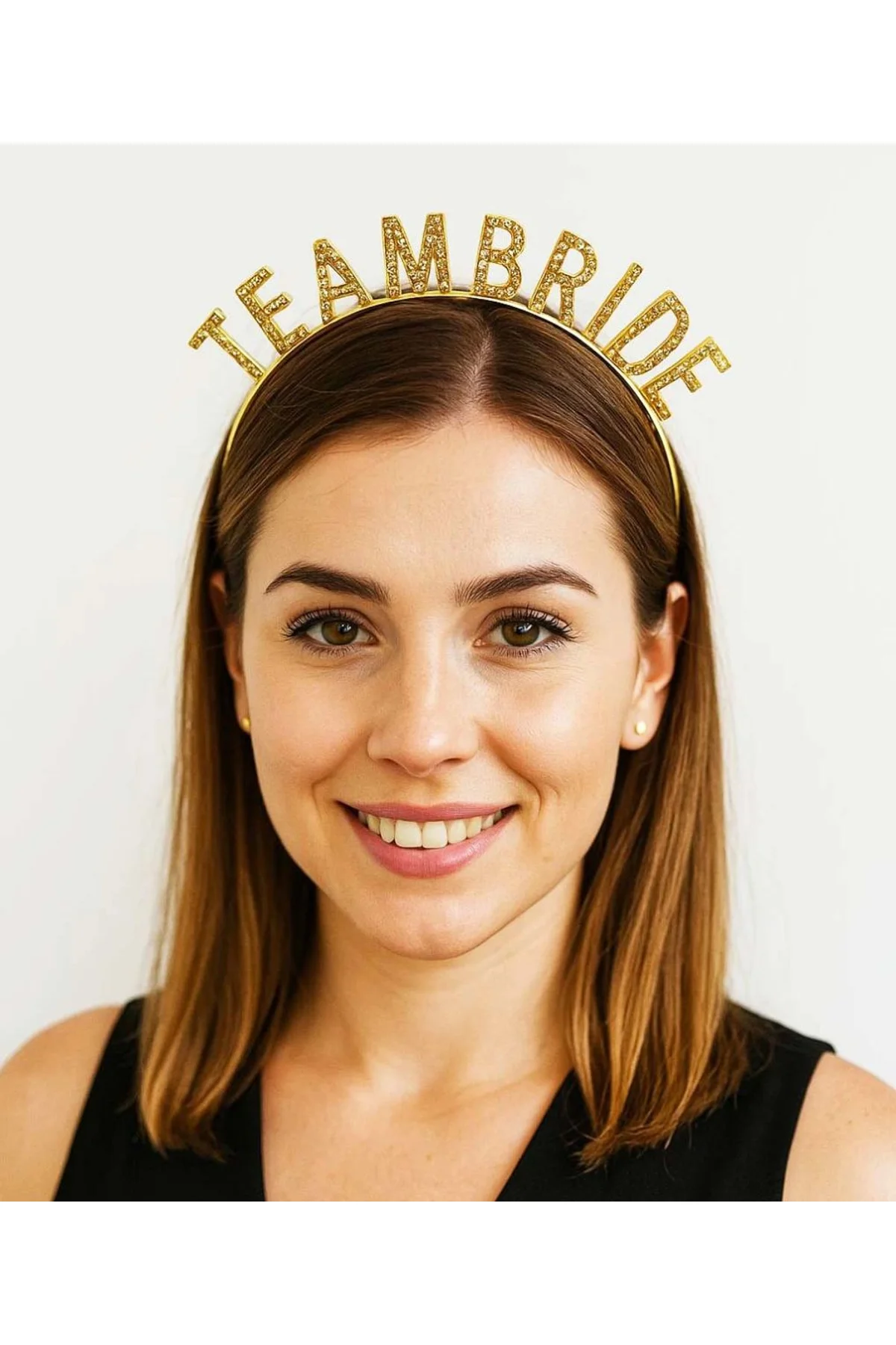 Altın Renk Team Bride Taç Plastik – Gelin Ve Nedime Tacı