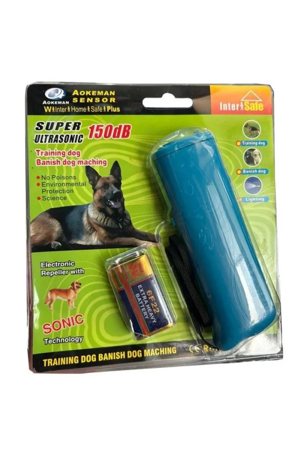 Uzun Menzilli Köpek Kovucu Savunma Ve Eğitici Ses Cihazı 150 Db