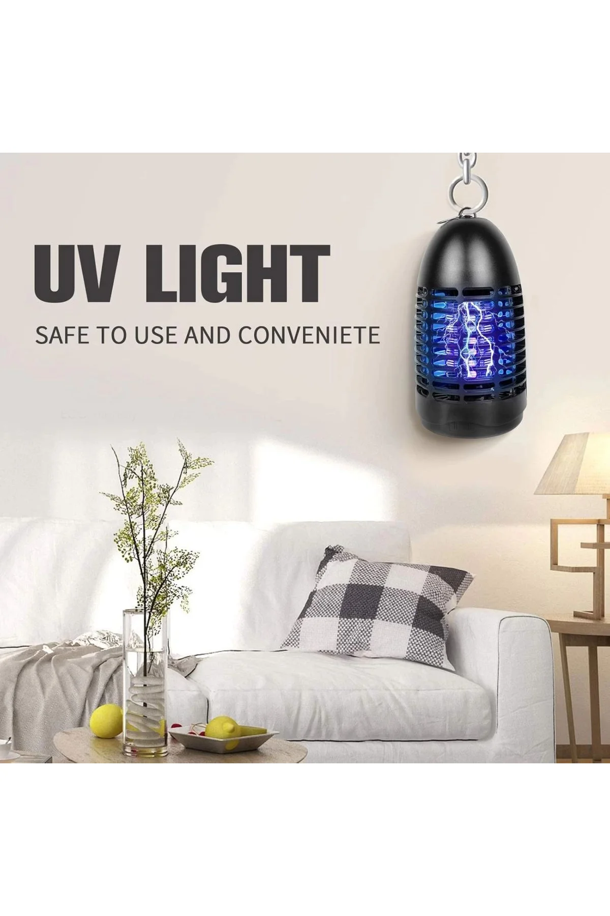 Fyc Elektrikli Böcek Öldürücü, Böcek Tuzağı Sinek Lambası, Uv Işıklı, Sivrisinek Lambası, Temizlik F - Just Cheap Store Görsel 3