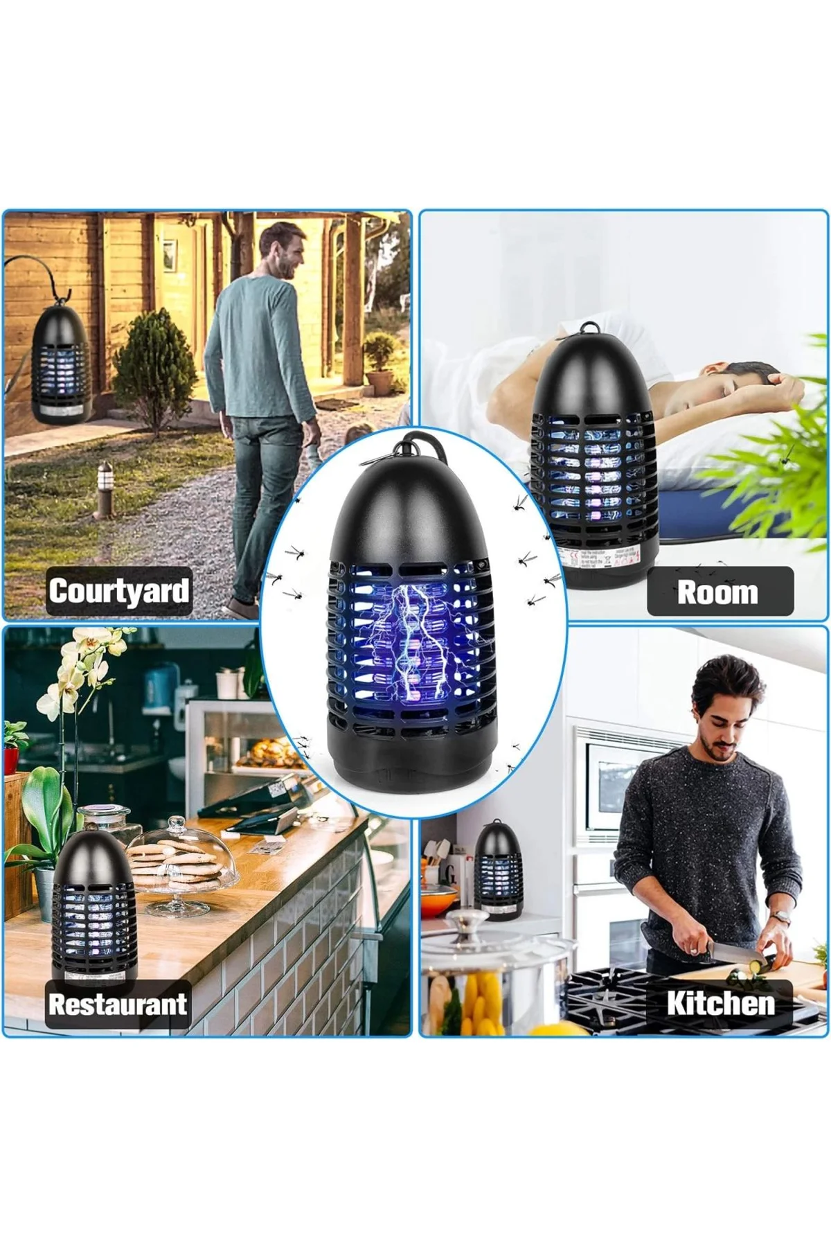 Fyc Elektrikli Böcek Öldürücü, Böcek Tuzağı Sinek Lambası, Uv Işıklı, Sivrisinek Lambası, Temizlik F - Just Cheap Store Görsel 5