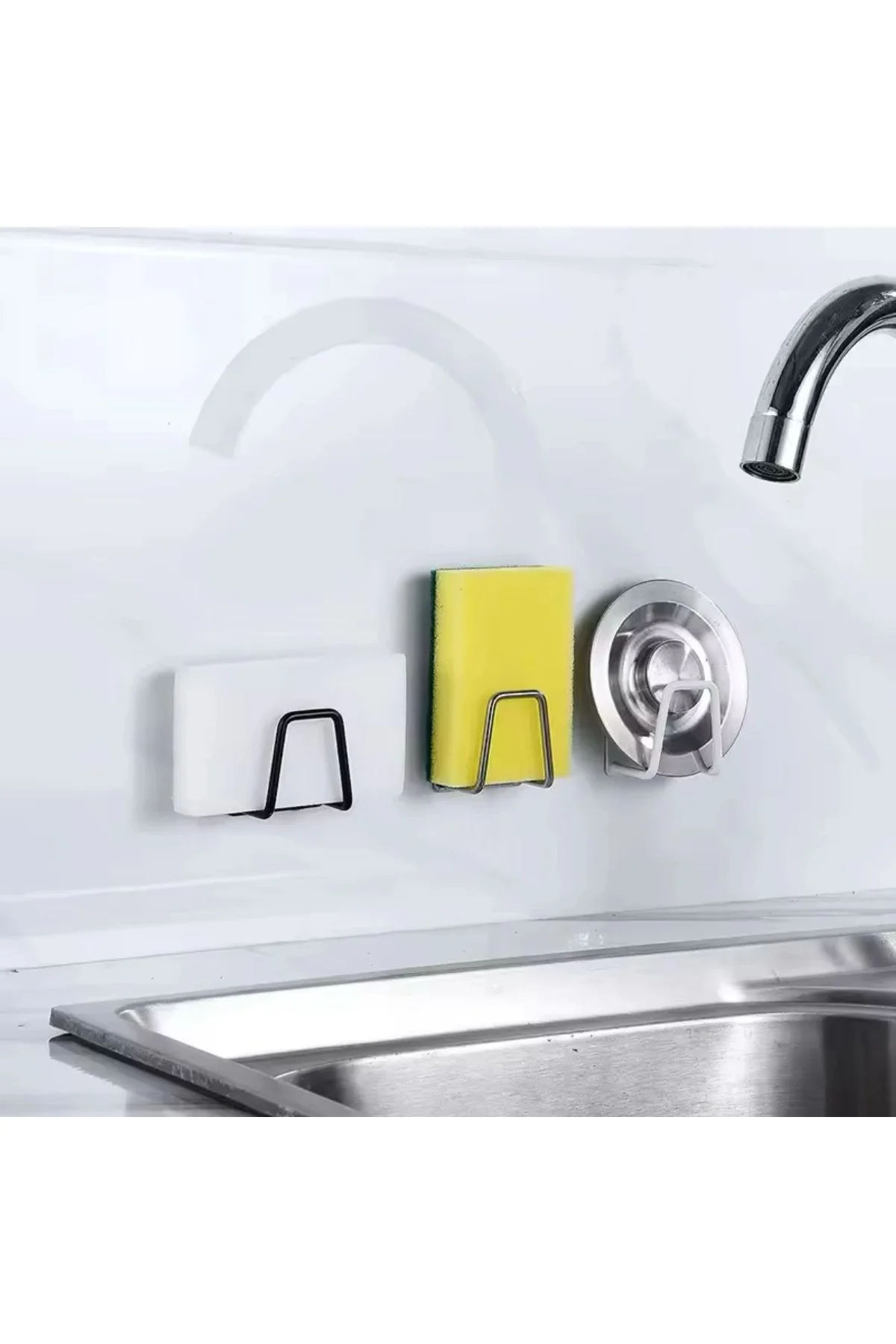 Kendinden Yapışkanlı Çelik Drenaj Rafı , Askı - Just Cheap Store Görsel 3