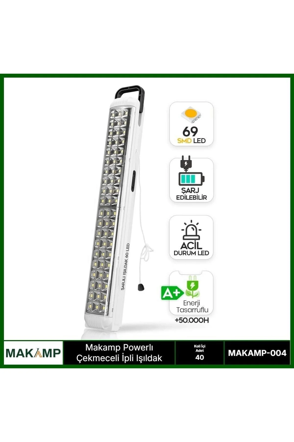 Powerbanklı İpli Işıldak