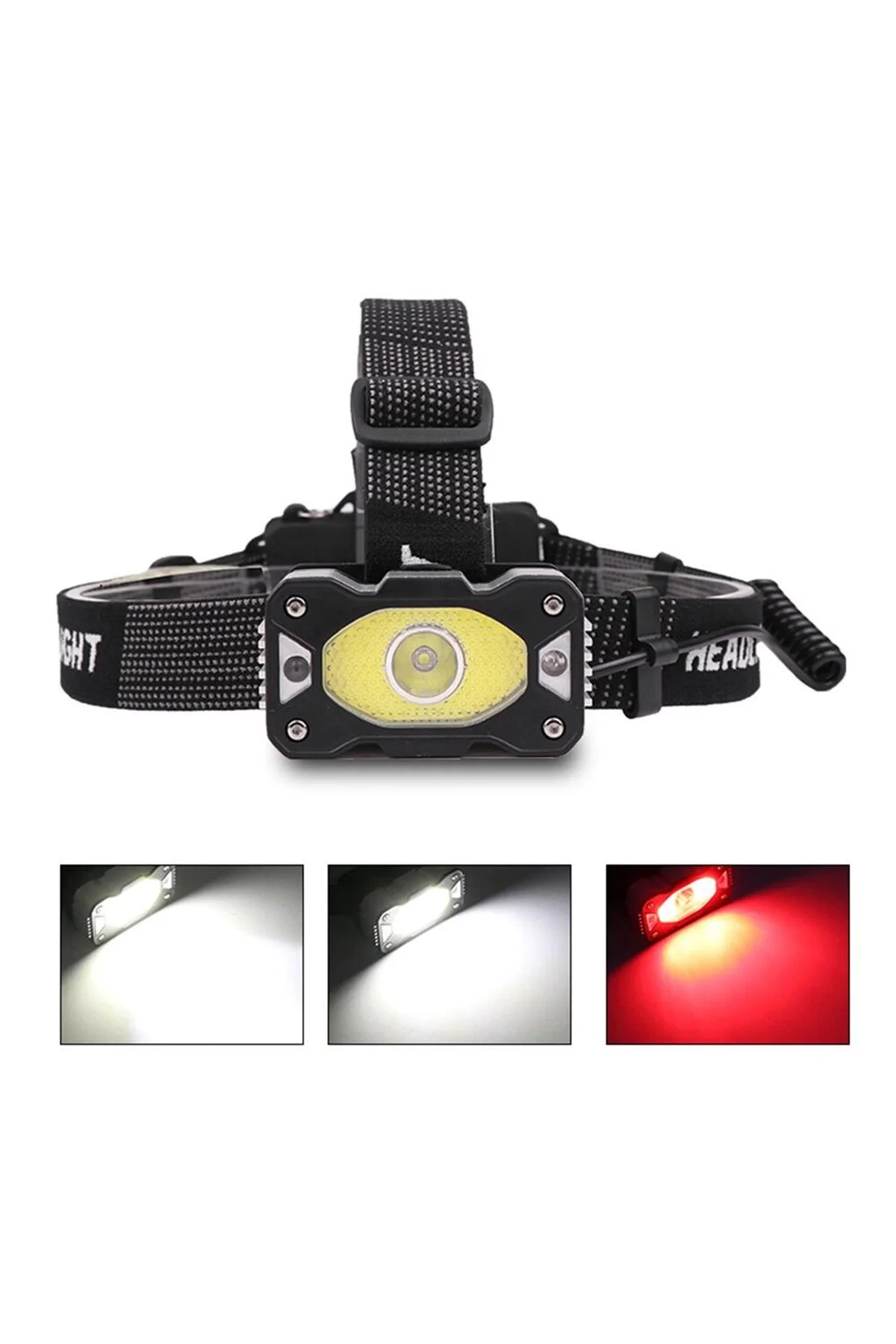 4 Modlu Sensörlü Şarjlı Güçlü Kafa Lambası Wt-248 - Just Cheap Store Görsel 5