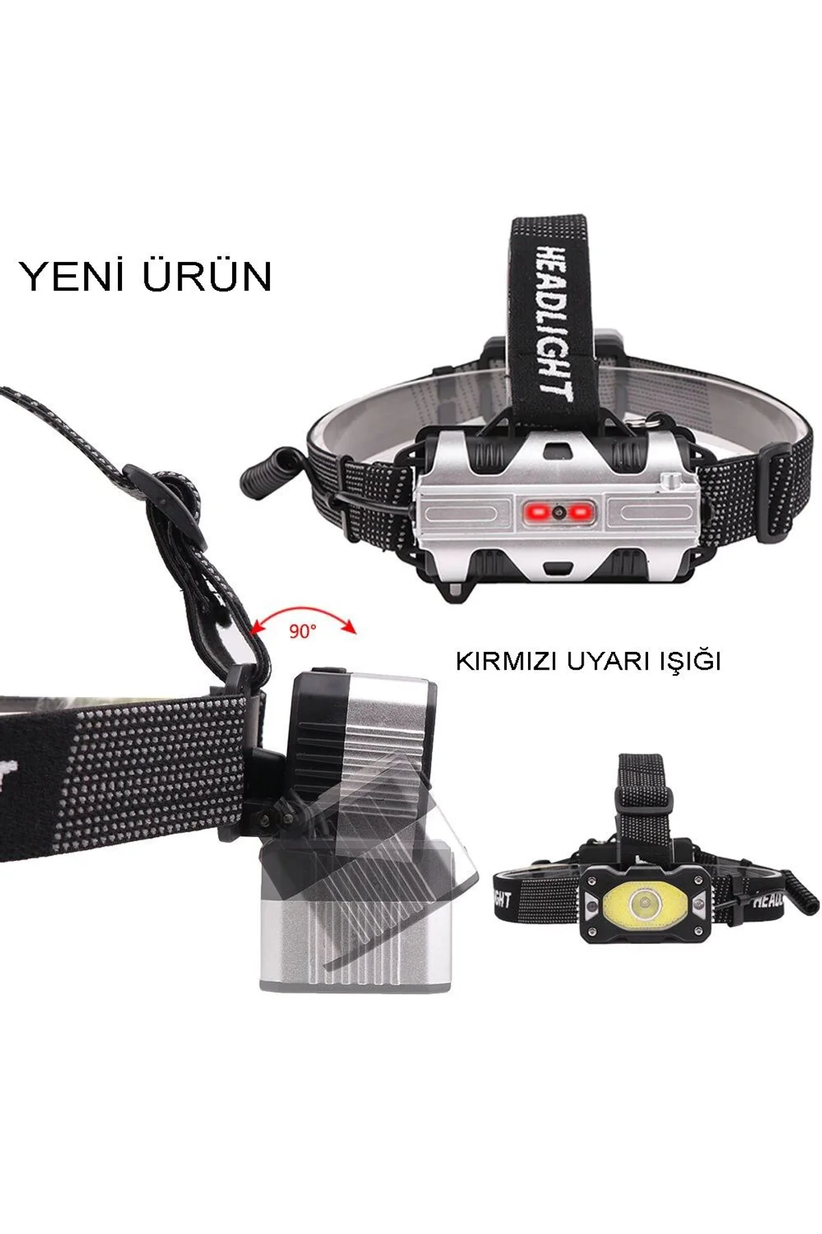 4 Modlu Sensörlü Şarjlı Güçlü Kafa Lambası Wt-248 - Just Cheap Store Görsel 2