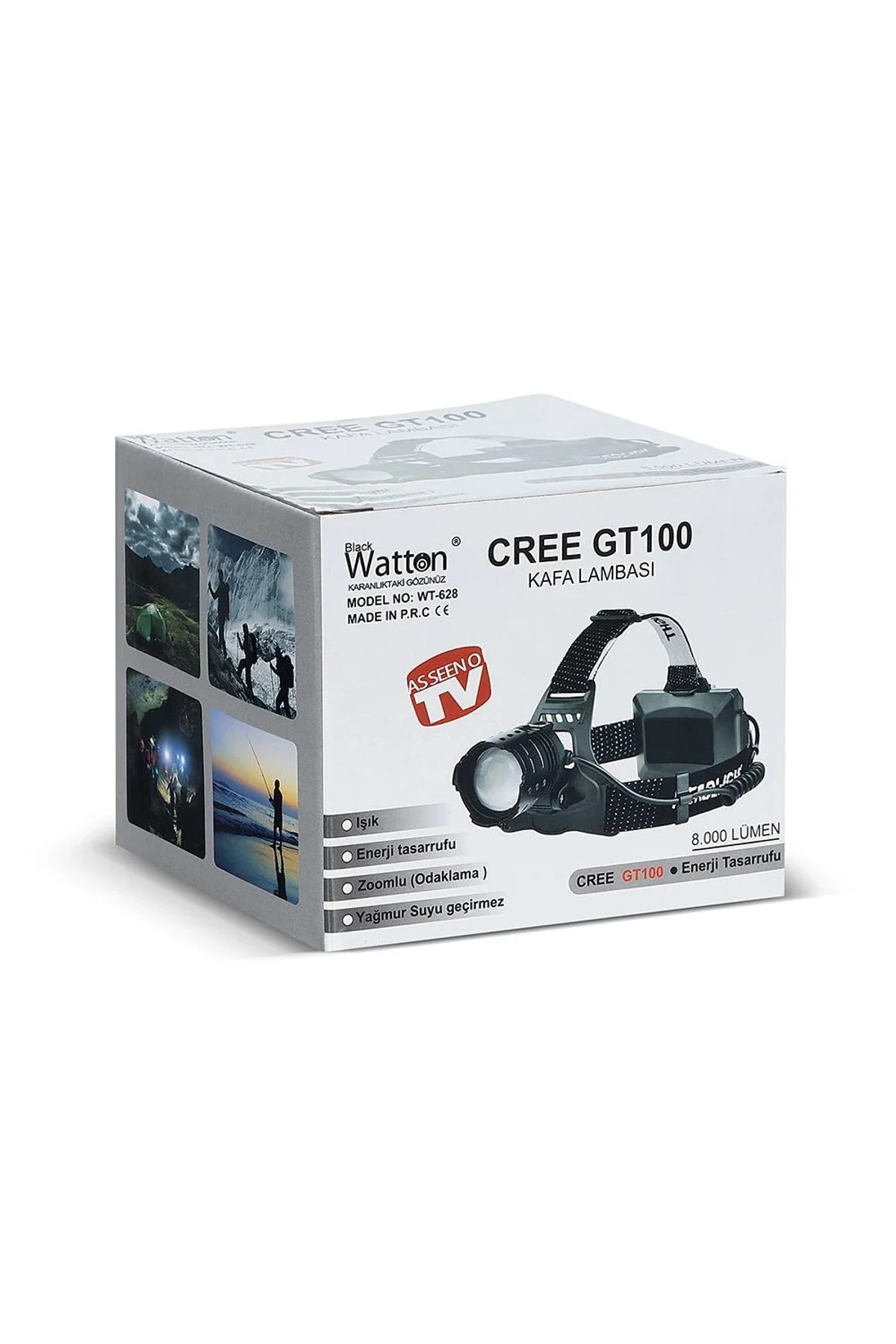Gt100 Led Şarjlı Kafa Lambası Wt-628 - Just Cheap Store Görsel 5