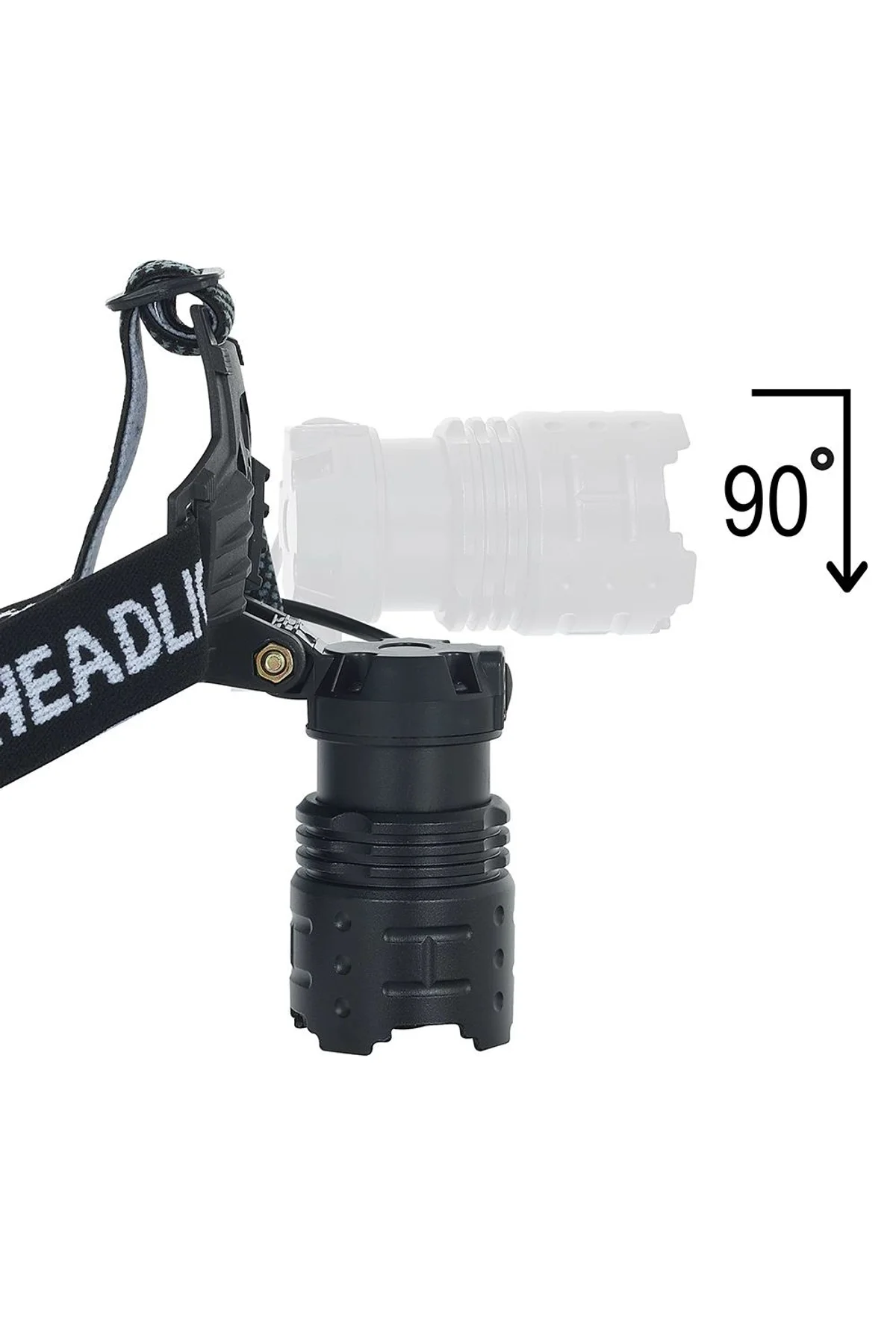 Gt100 Led Şarjlı Kafa Lambası Wt-628 - Just Cheap Store Görsel 2