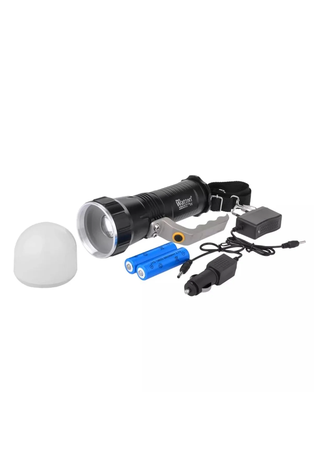 Projektor Modeli Zoomlu Şarjlı El Feneri Wt-129 - Just Cheap Store Görsel 5