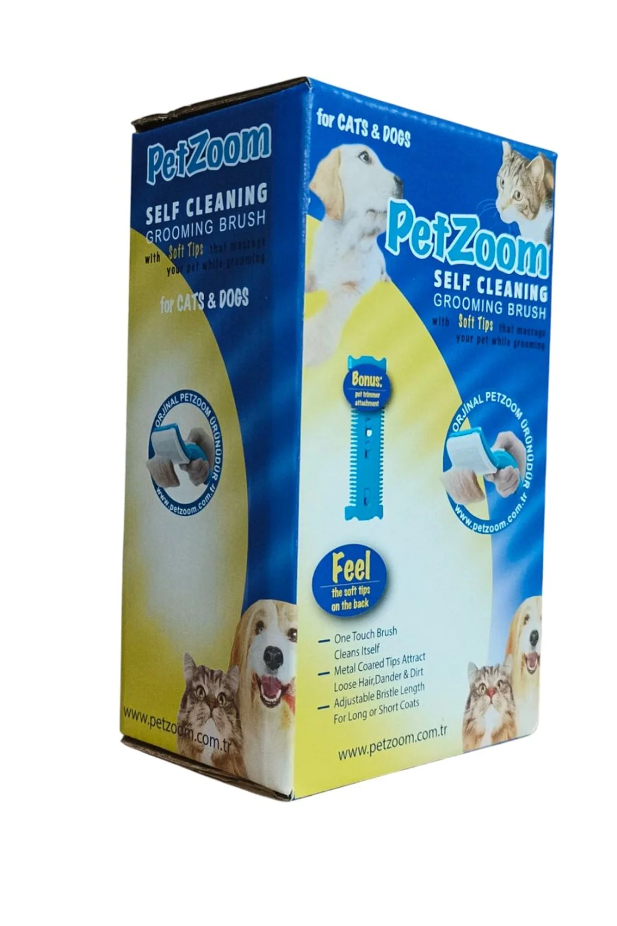 Lüks Basmalı Kedi Köpek Tarağı – Tüy Toplama Ve Temizleme, Ergonomik, Kolay Kullanım - Just Cheap Store Görsel 2