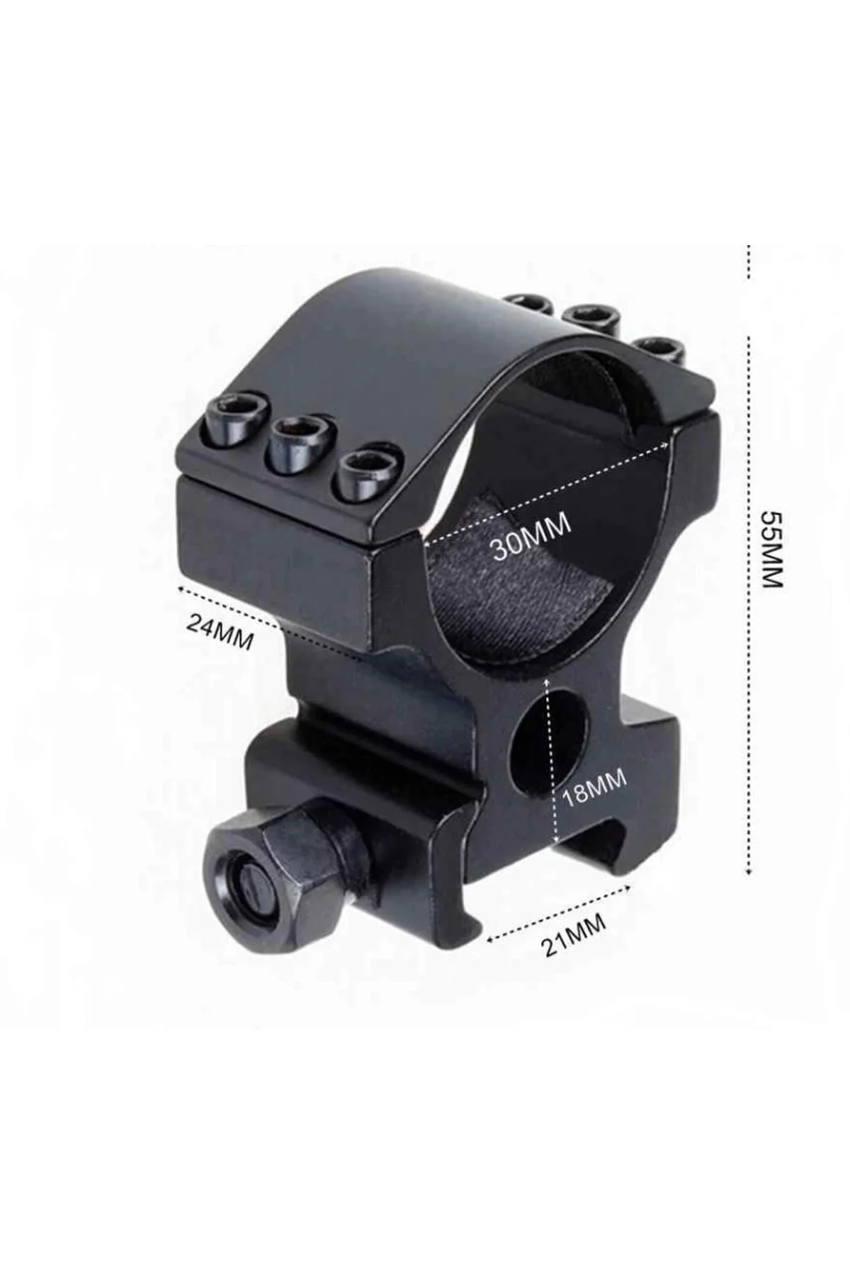 30mm/21mm Için Lazer,fener Bağlama Aparatı - Just Cheap Store Görsel 2