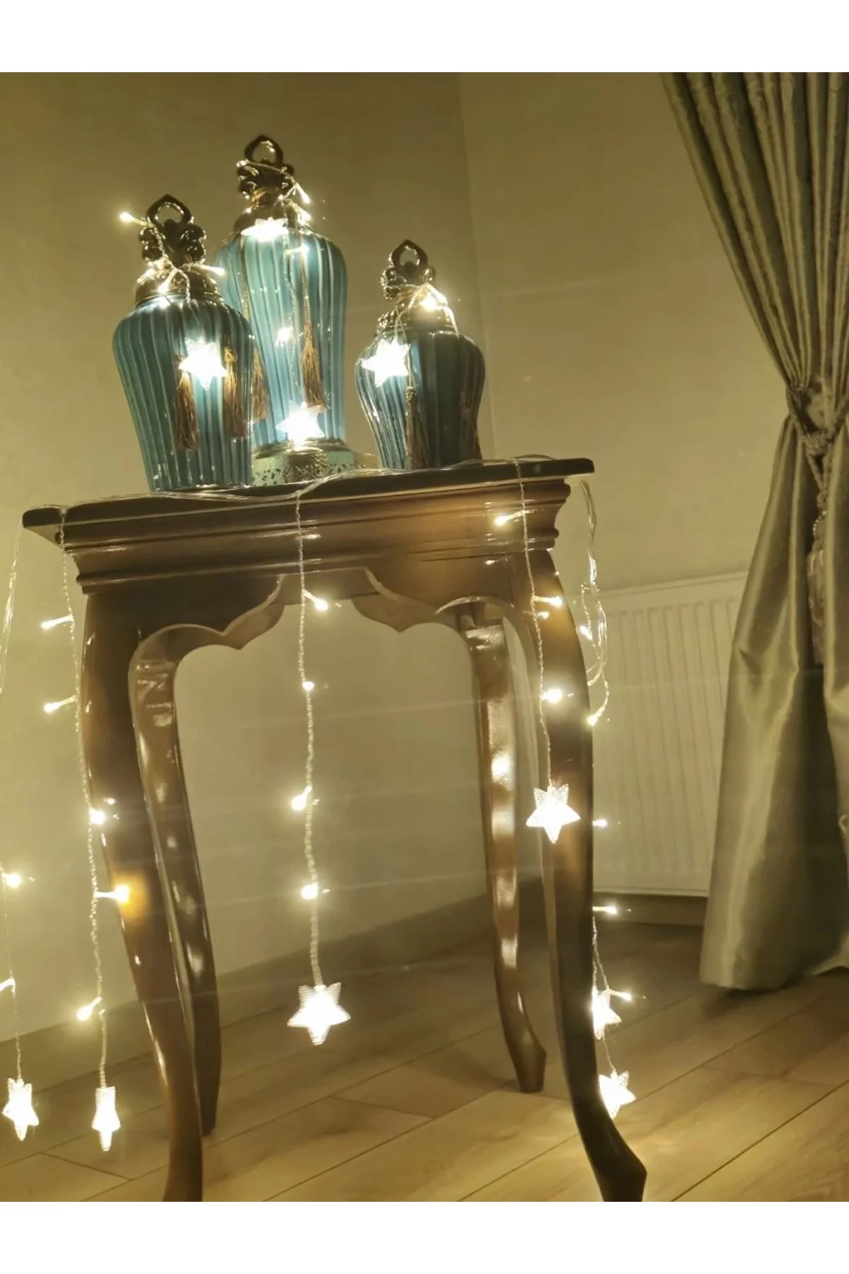 Yıldız 4m 96 Led 19 Saçak 40-50-60cm Gün Işığı Yıldız Boyutu:7cm - Just Cheap Store Görsel 2