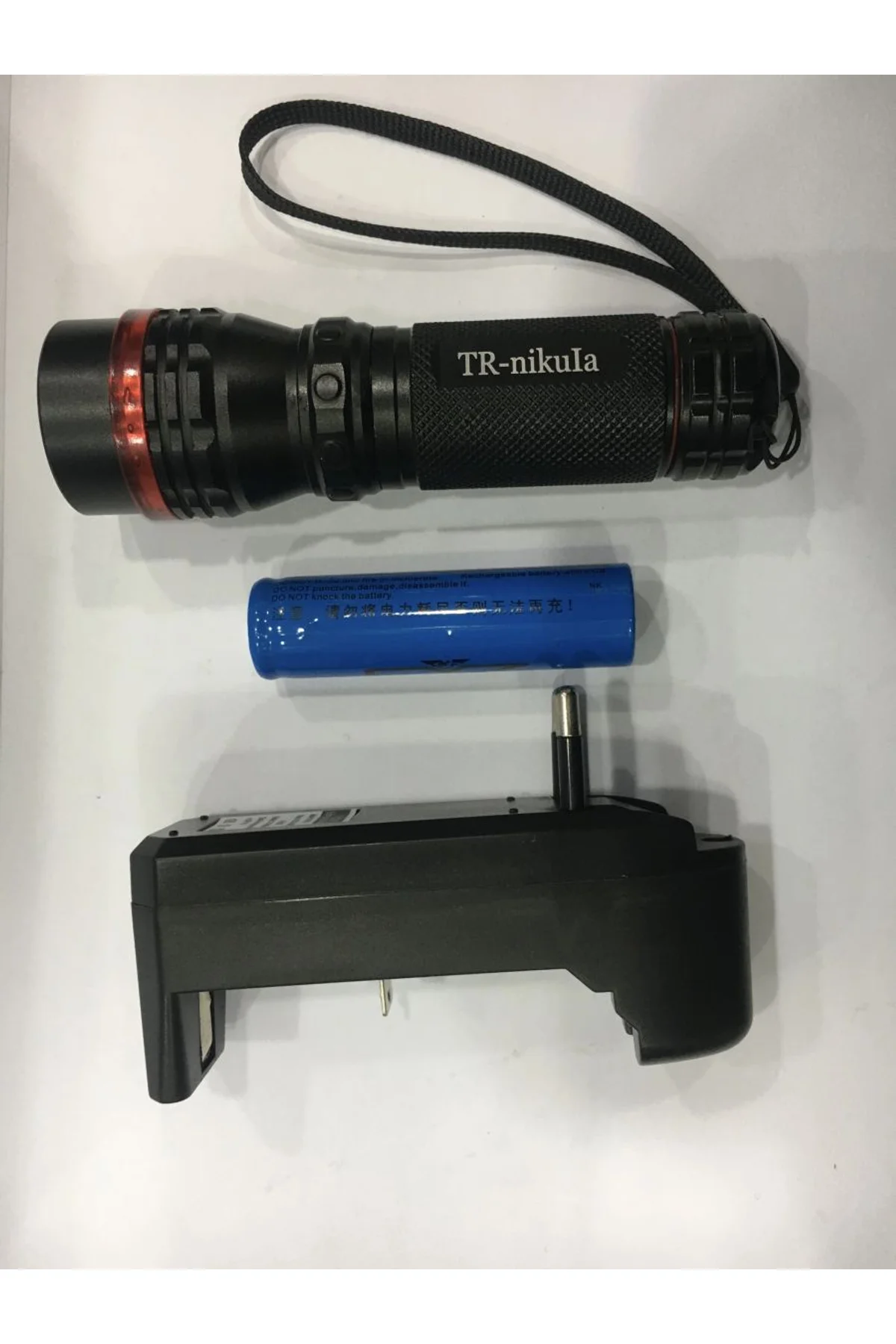 Beyaz Led Işıklı ,şarjlı Pil,şarj Cıhazlı El Fener 620 - Just Cheap Store Görsel 2