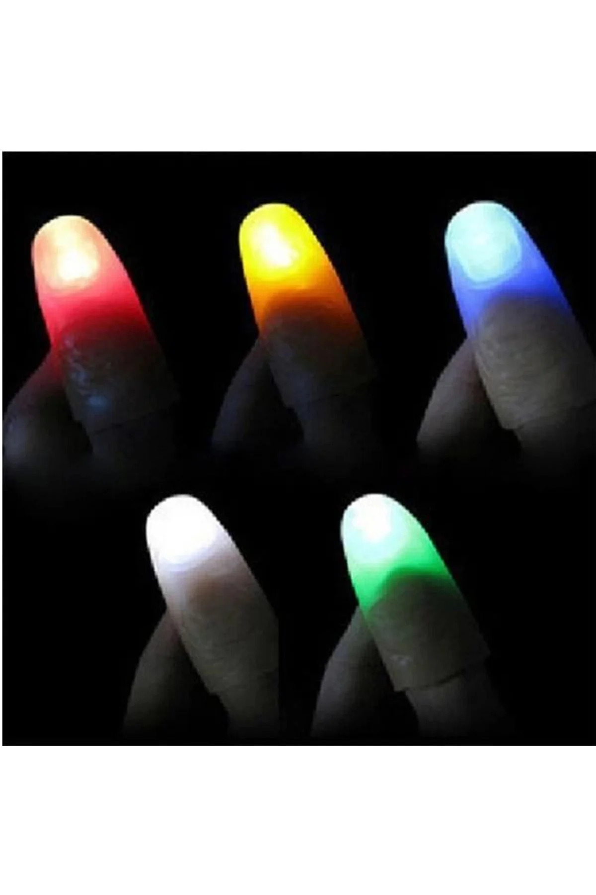 Led Işıklı Renkli Sihirli Parmak Işıklı Parmak Şaka Parmak 1 Adet - Just Cheap Store Görsel 3