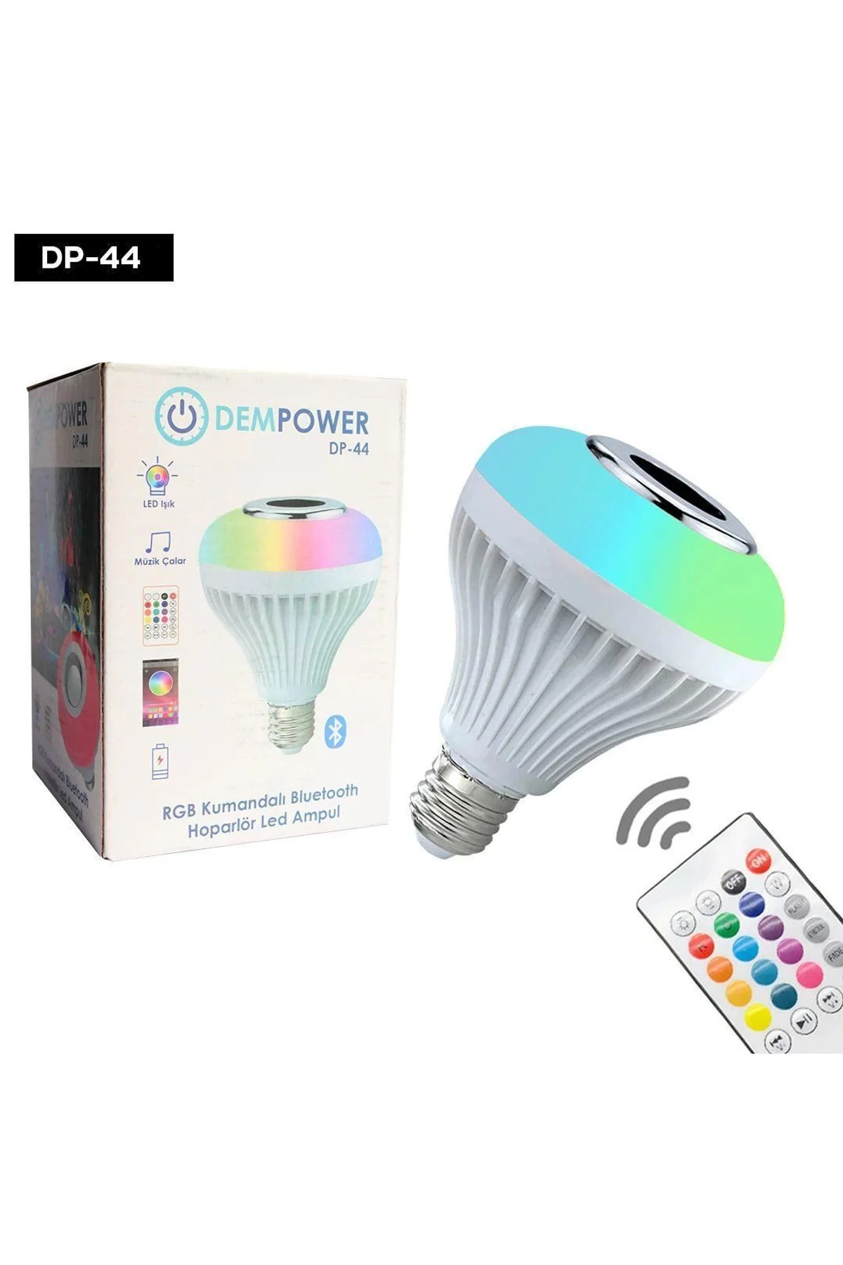Müzikli Bluetooth Ampul
