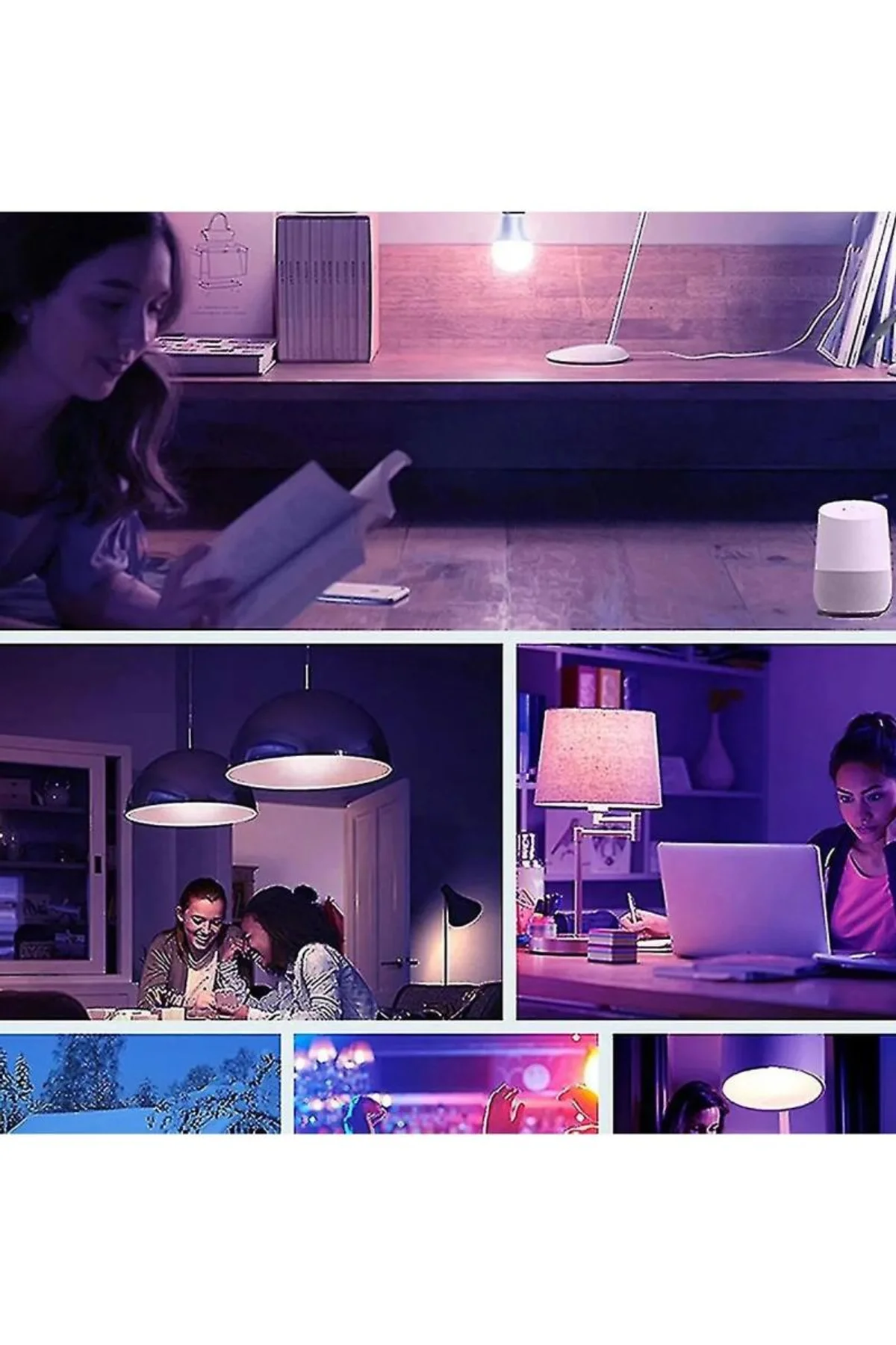 Akıllı Rgb Led Lamba Ampul 9w 50hz 800 Lümen - Just Cheap Store Görsel 5