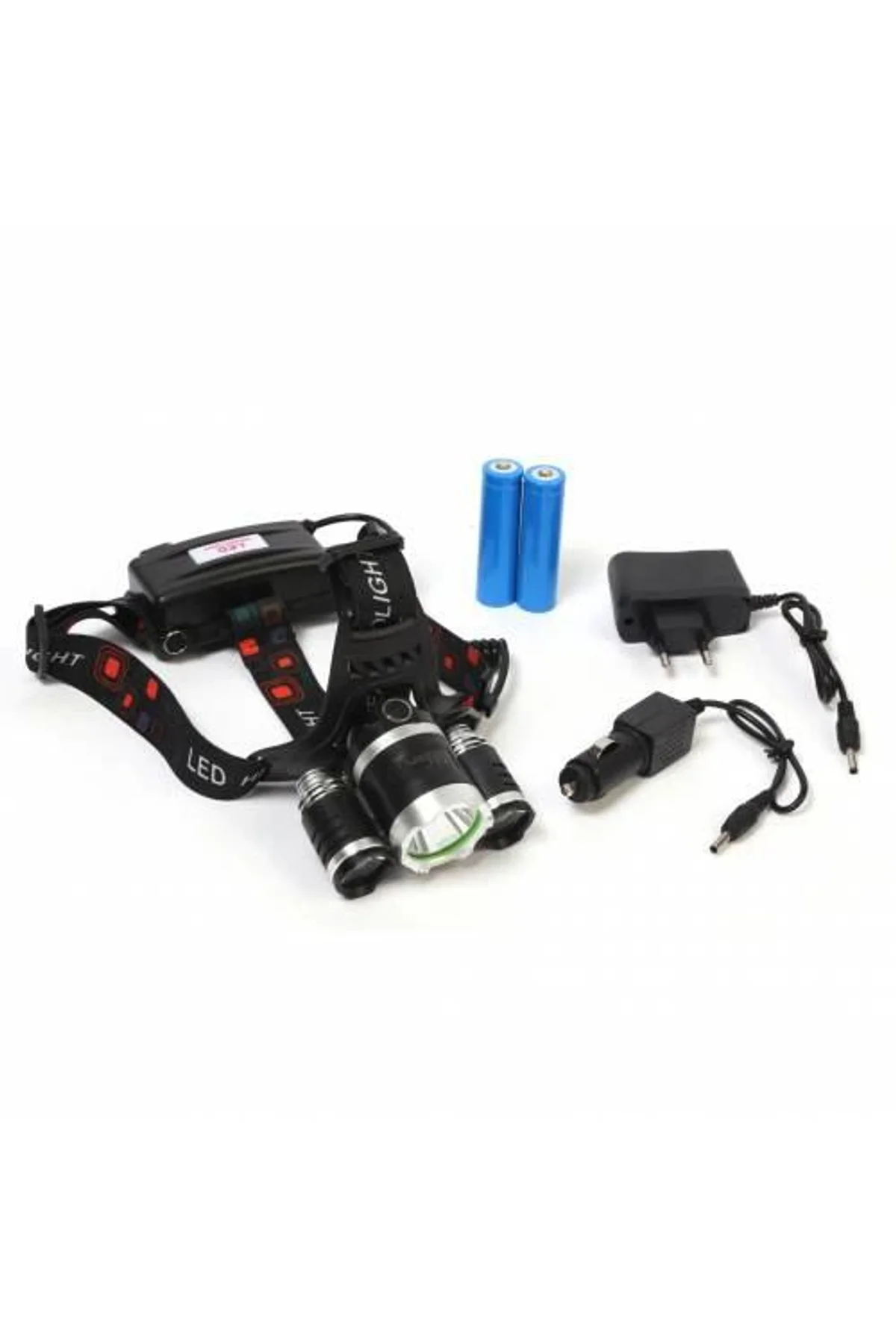Br-5000 T6 5000 Lm 3xcree T6+2r5 Led Kafa Feneri - Just Cheap Store Görsel 3