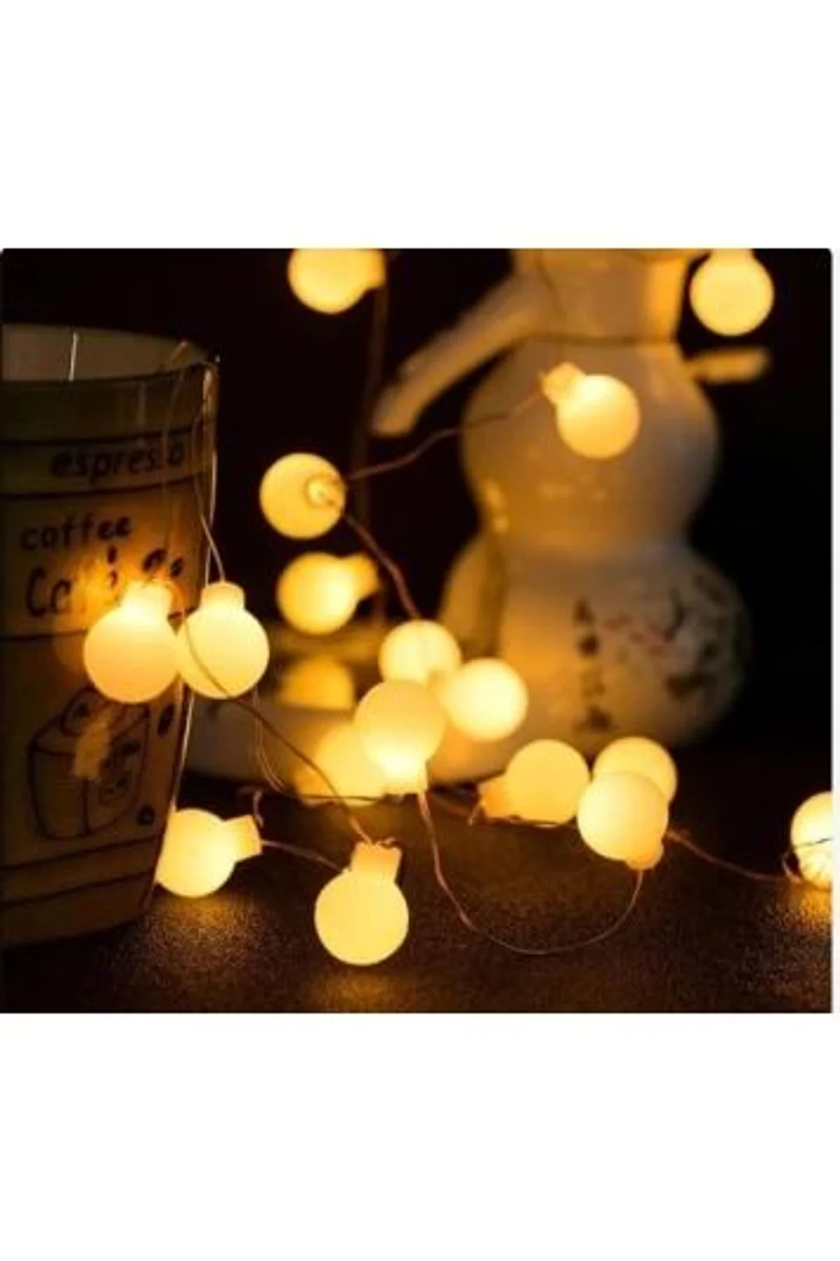 5m 28 Led Kırmızı Işık Şeffaf Kablo Fişli Eklemeli Mz-18-21