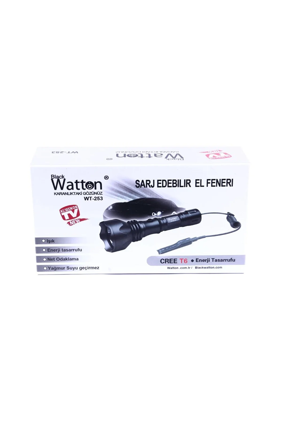 Orjinal 600 Lümen Tx6 Şarjlı Özel Avcı Feneri Wt-253 - Just Cheap Store Görsel 2