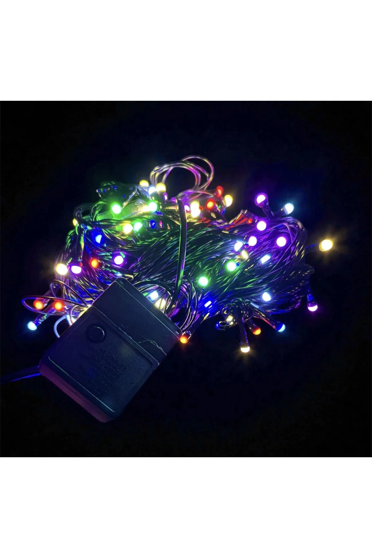 10m 100 Led Damla Uçlu Rgb Işık Siyah Kablo Mz-17-2